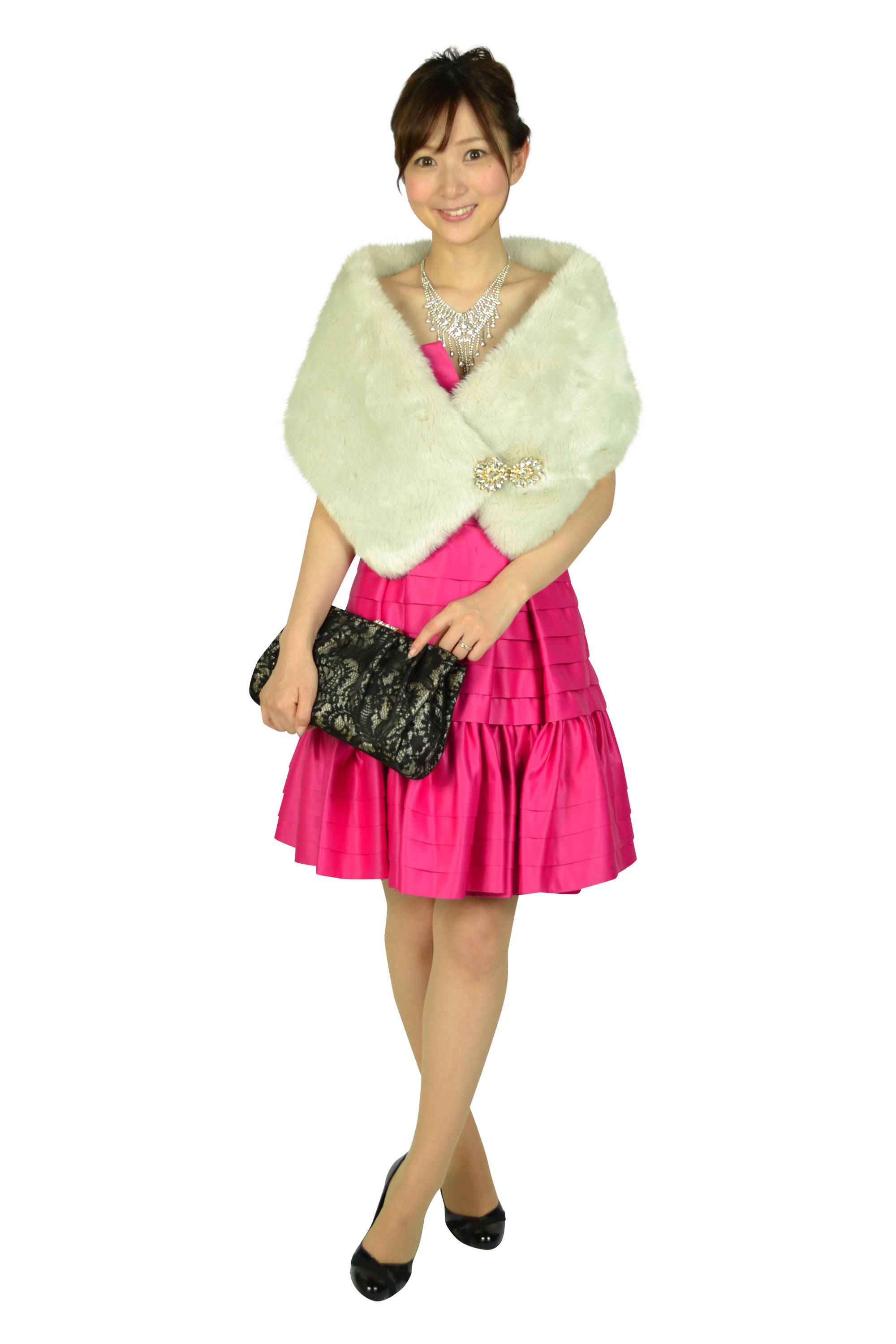 フューシャピンクベアミニドレス