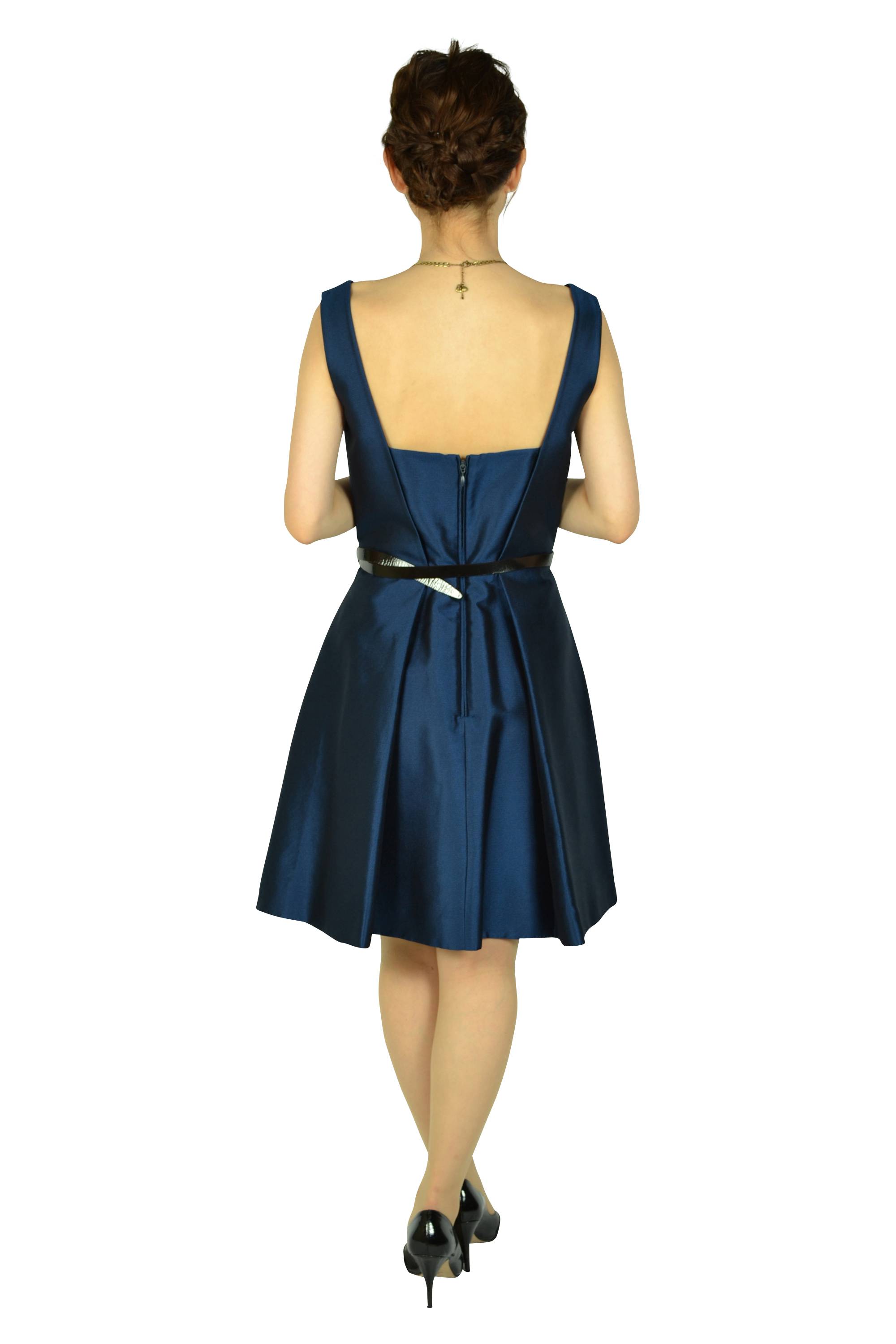 DSQUARED2 花柄スリーブレスドレス ネイビー 新品タグ付き149600円 DSQUARED2 花柄スリーブレスドレス ネイビー 新品タグ付き149600円