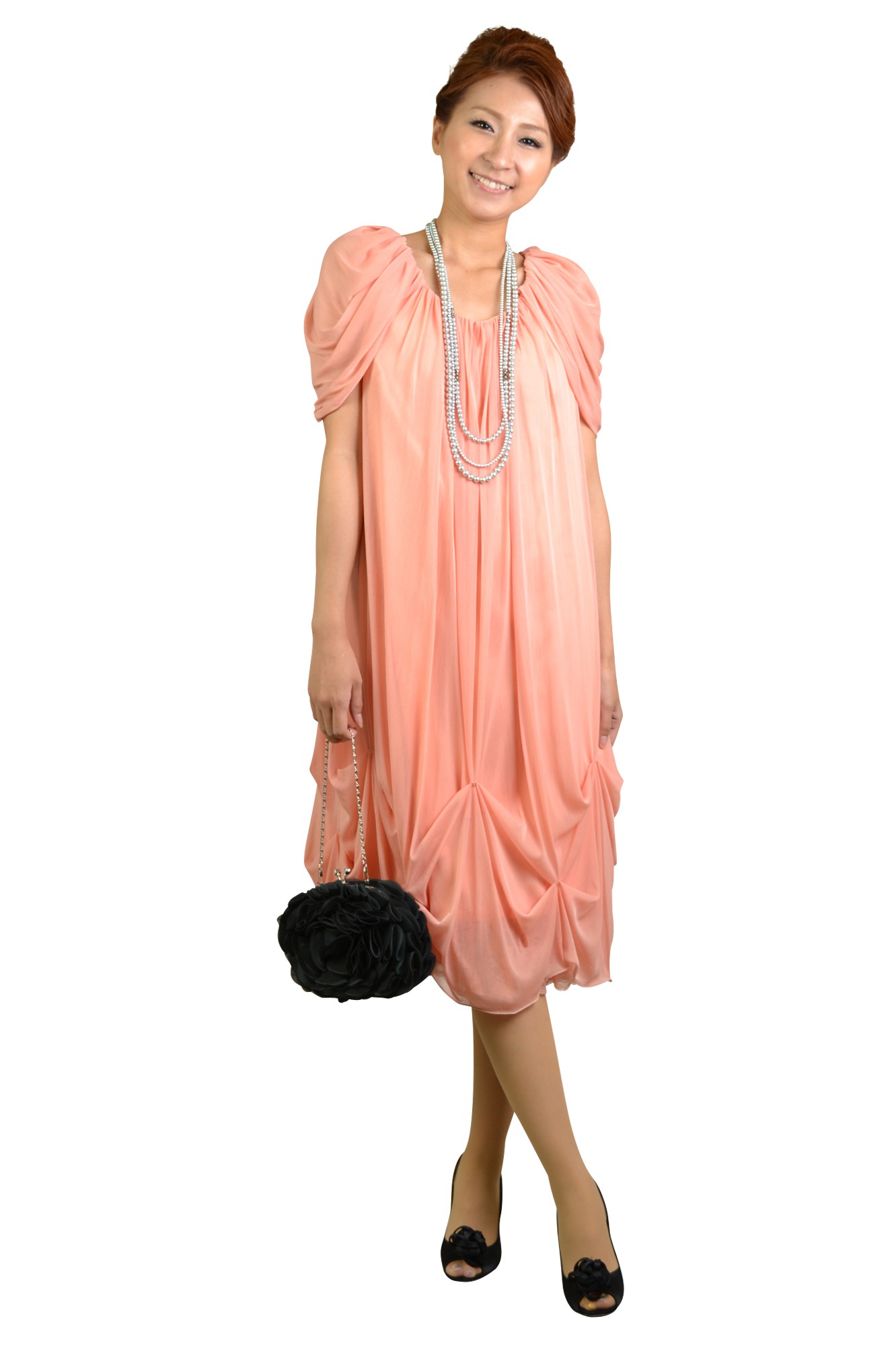 3連シンプルシルバーネックレス