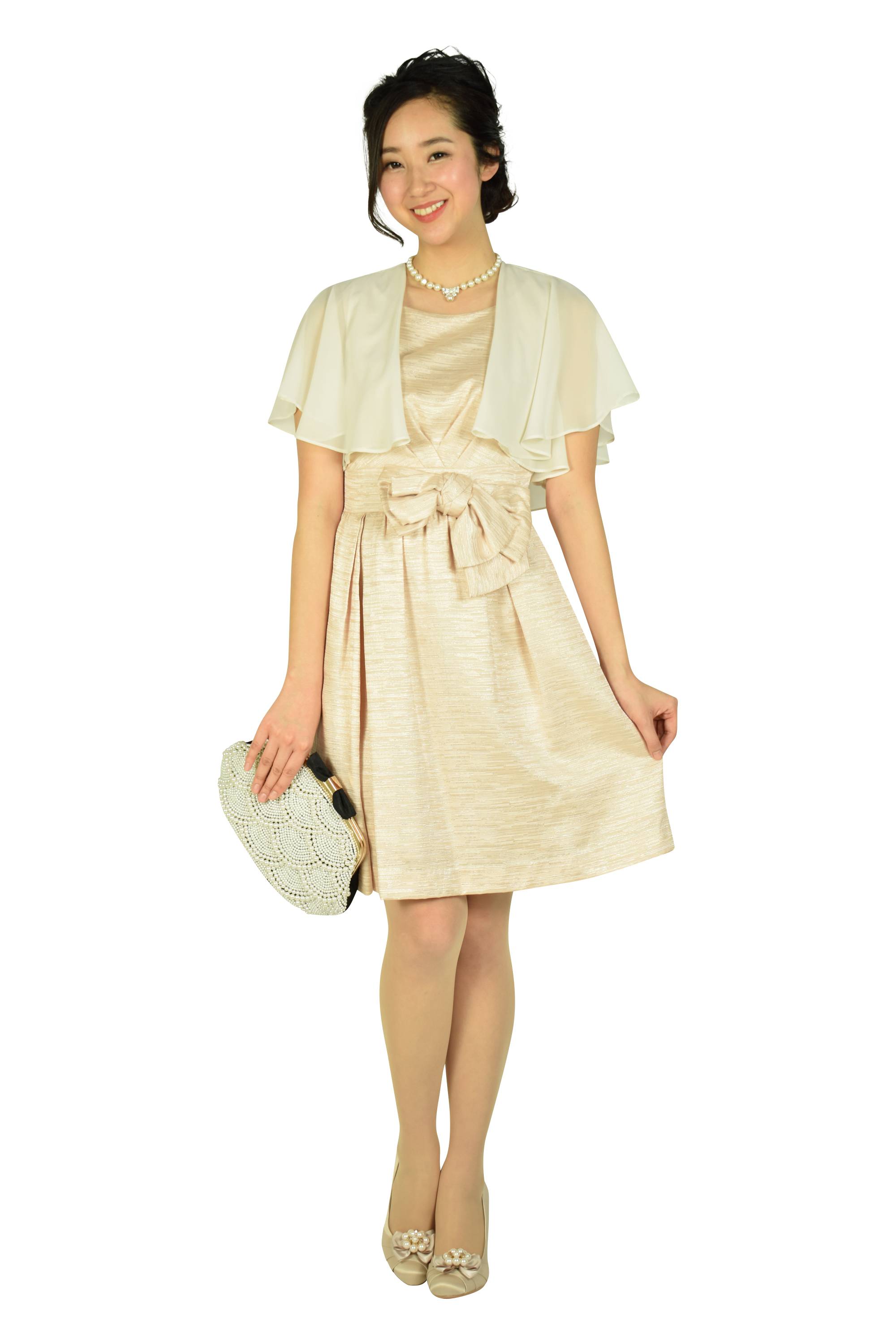 パールピンクドレス