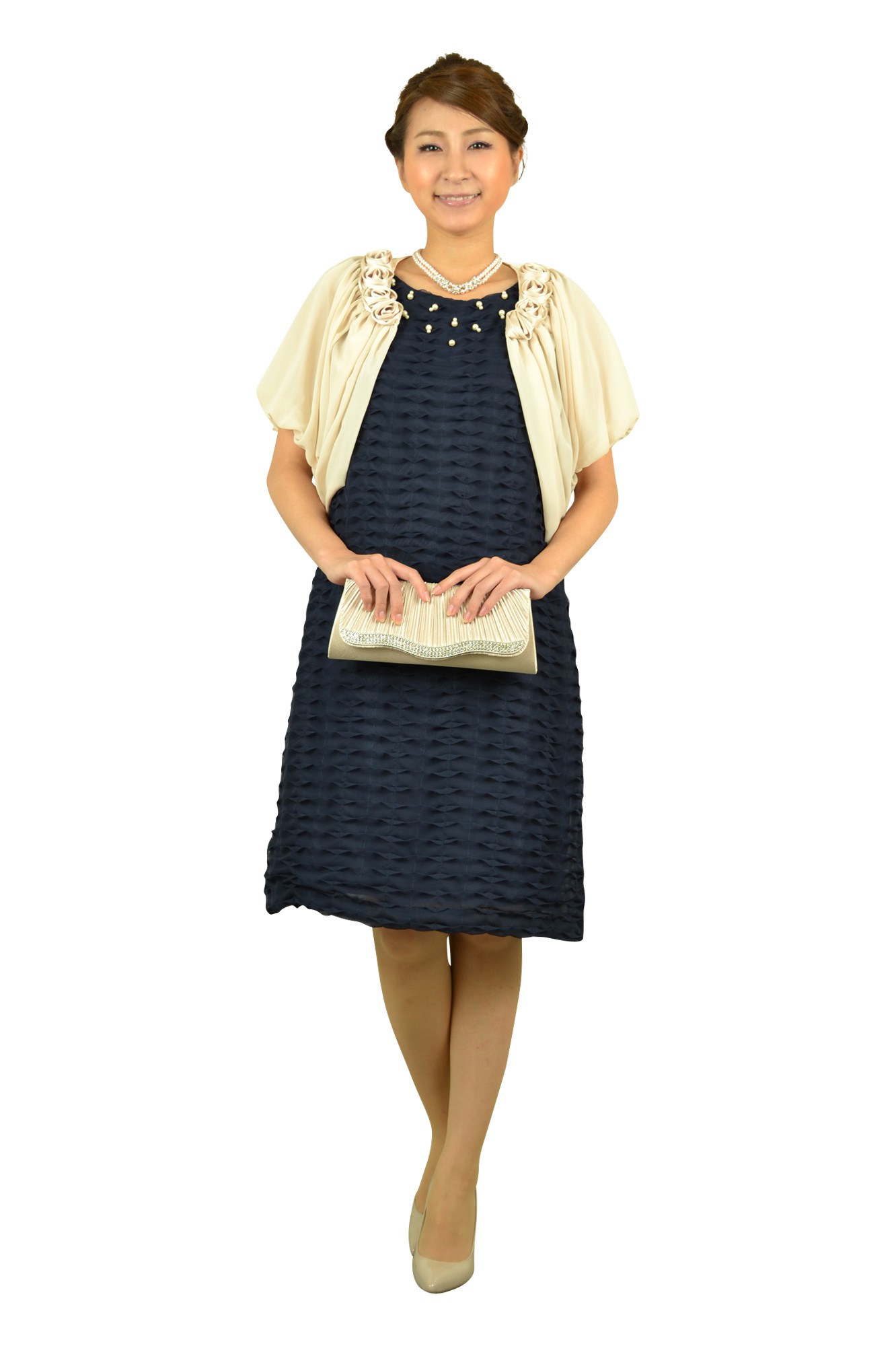 エレガントベージュバッグ