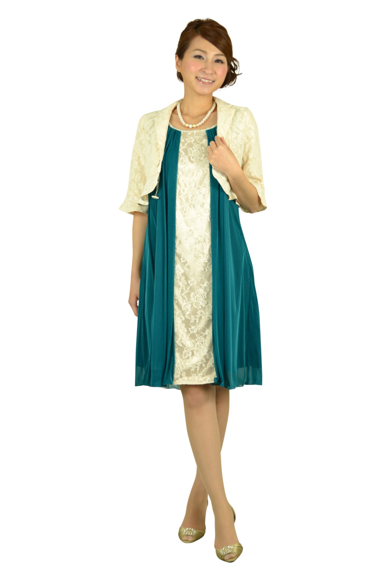 アイボリーレースジャケット