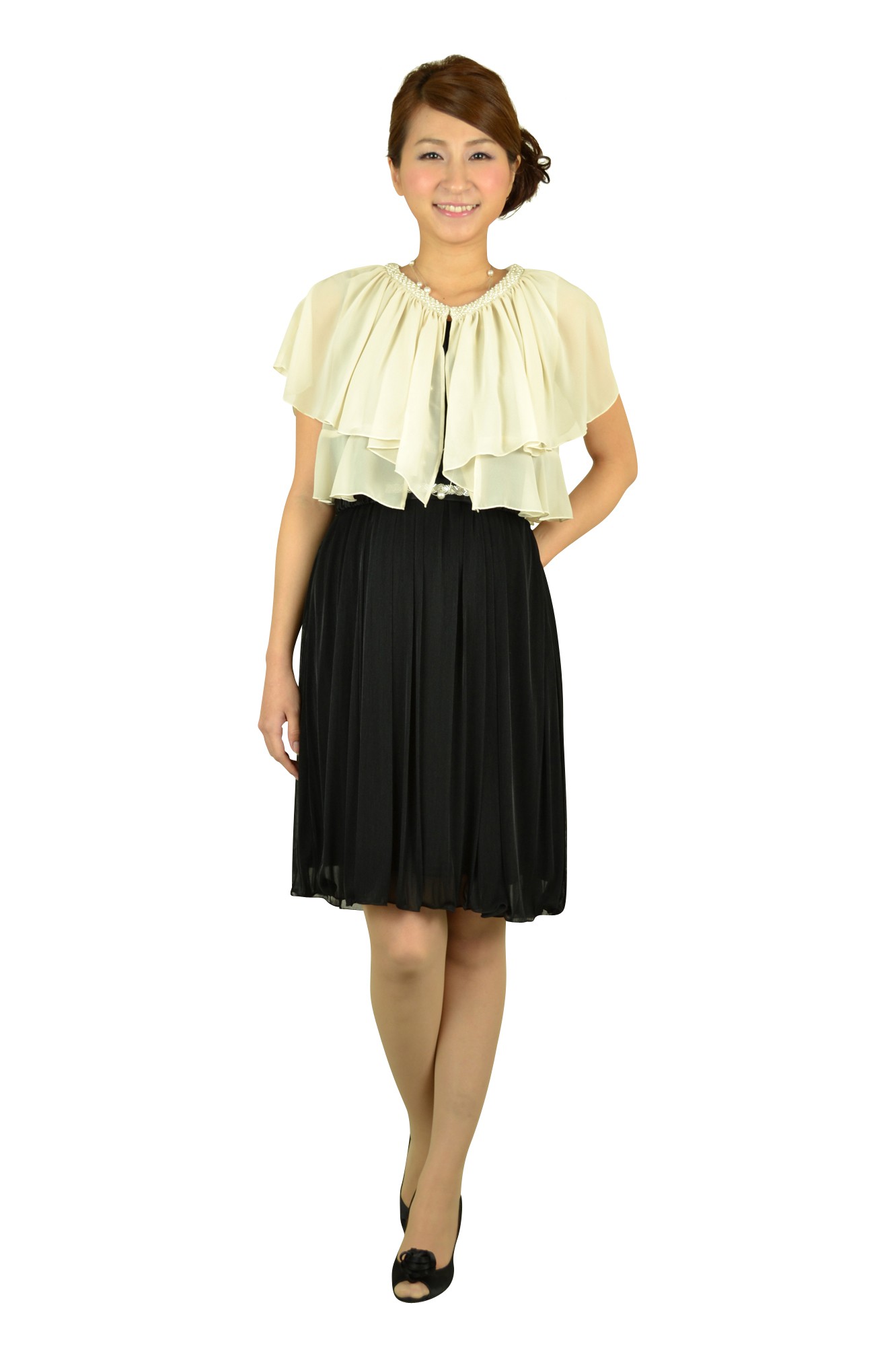 アイボリーフレアビジュボレロ