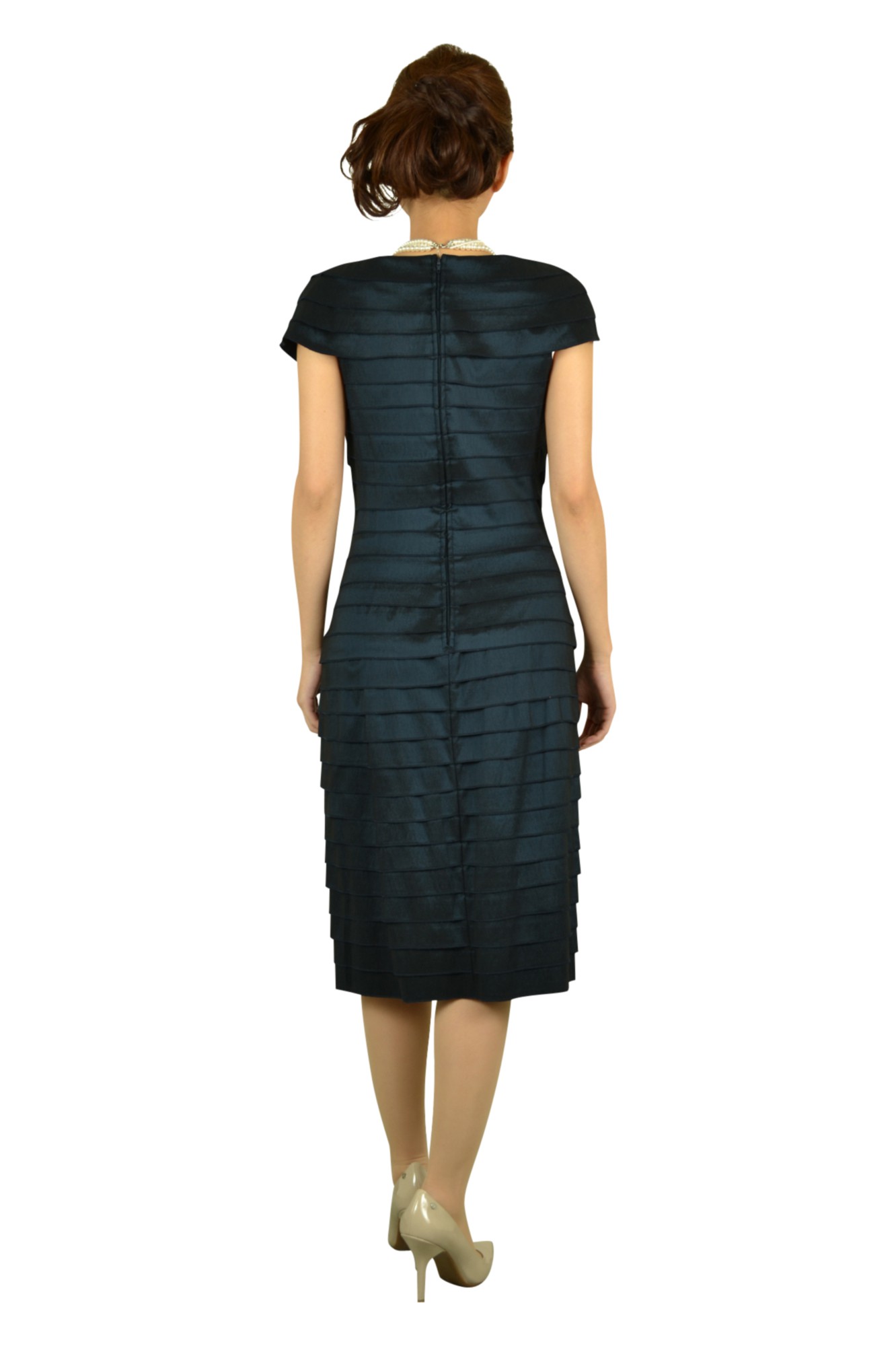 メール便不可】 新品 TADASHI SHOJI 紺色 サイズ8 T47 ecousarecycling.com