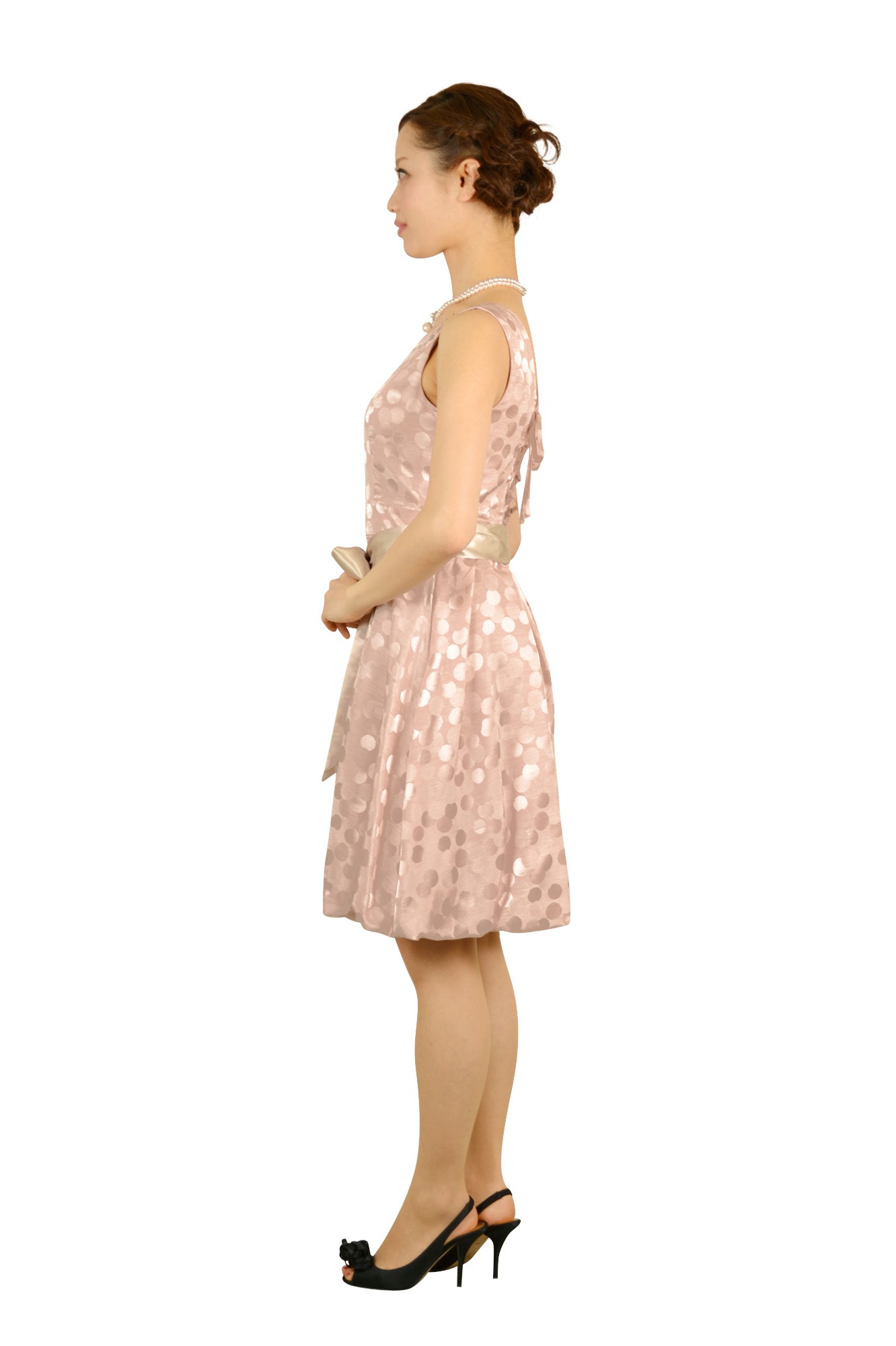 ピンクドットバルーンドレス