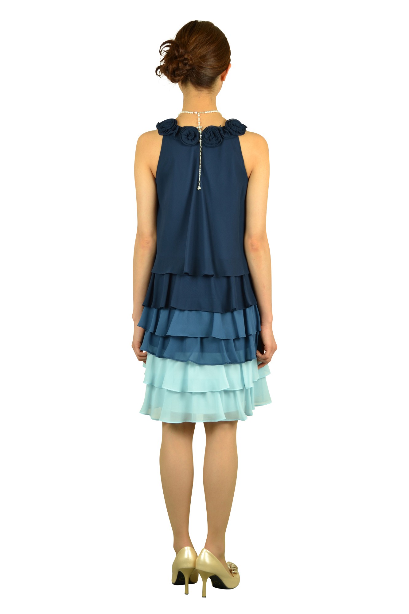 ブルーグラデーションドレス