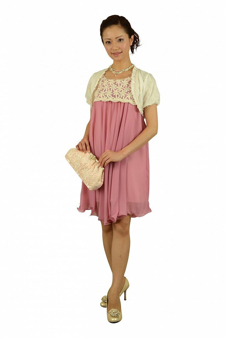 ピンクガーリードレス