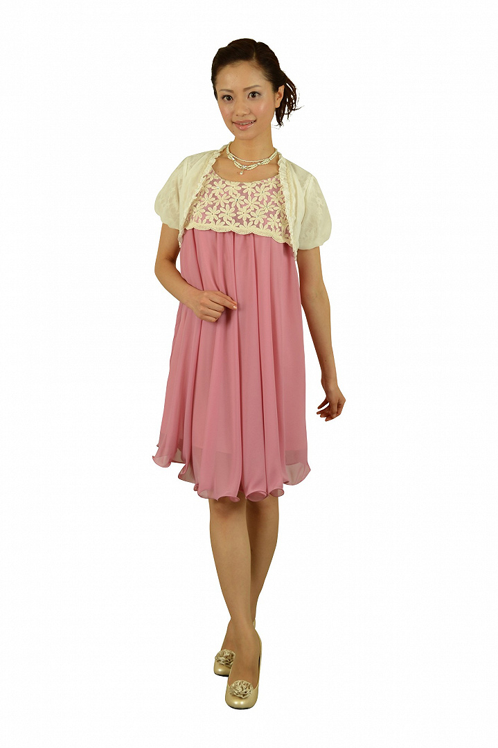 ピンクガーリードレス