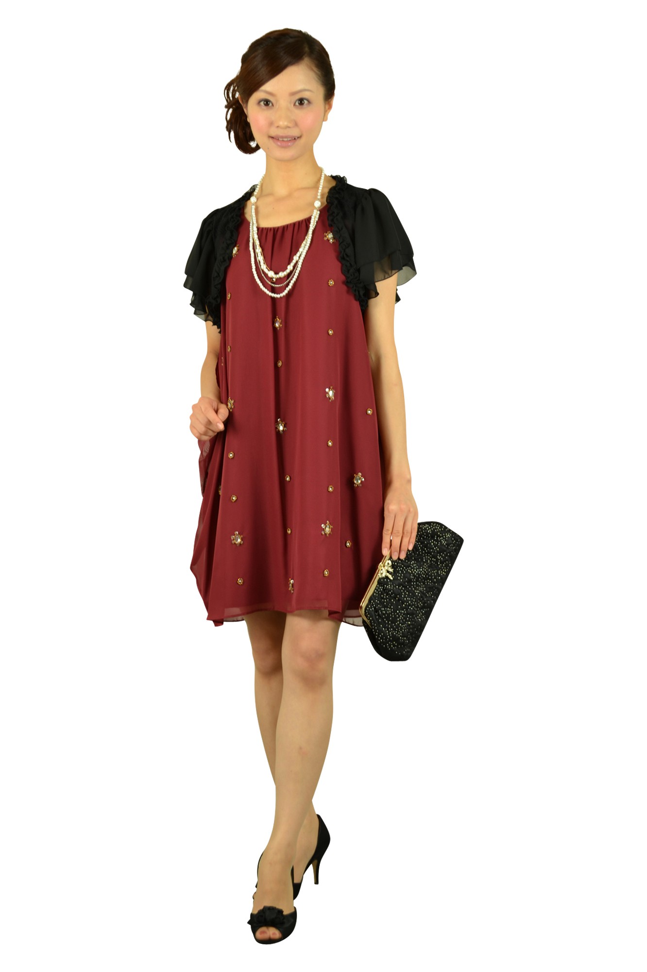 フレアブラックボレロ