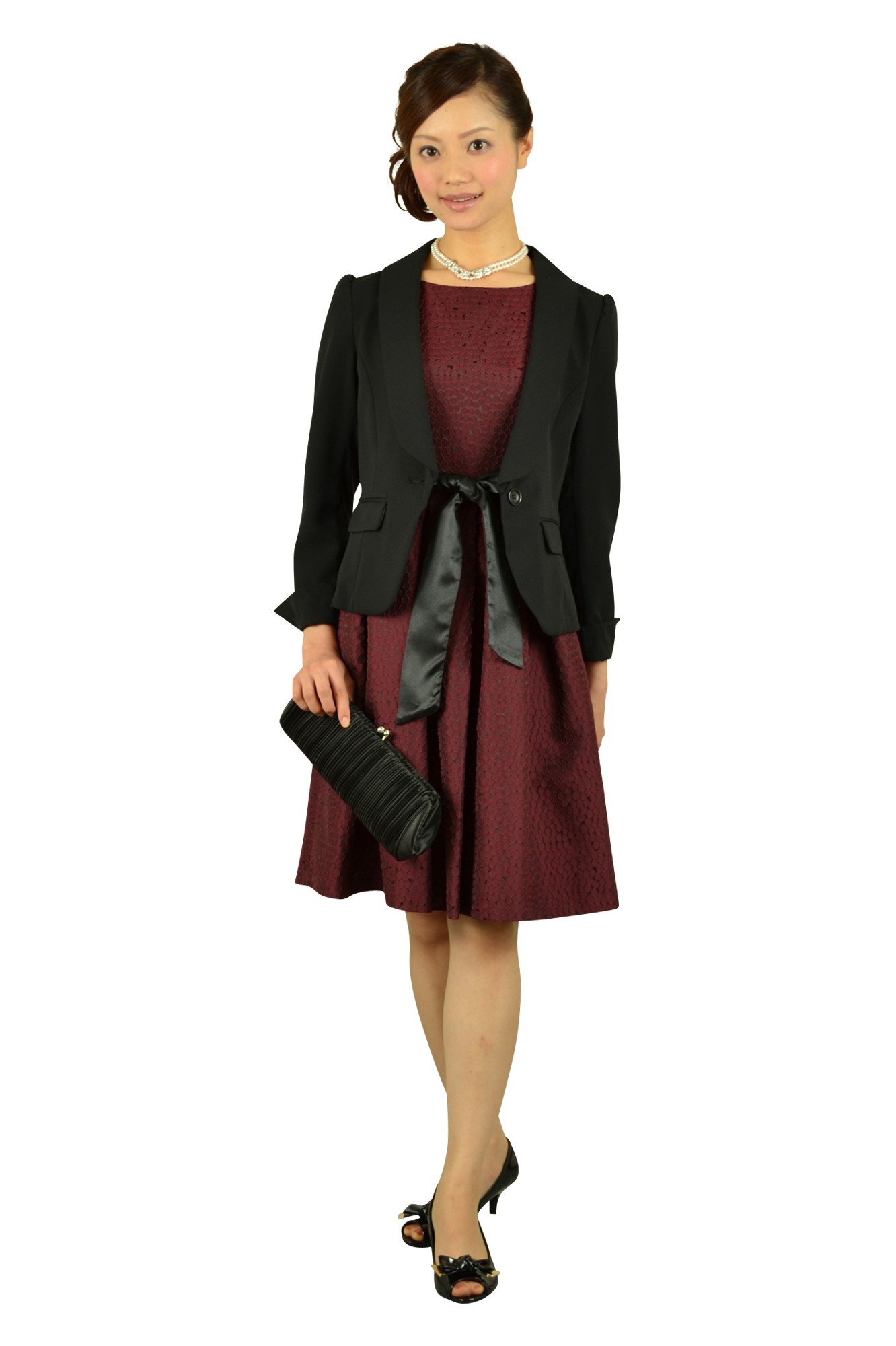 長袖ブラックジャケット