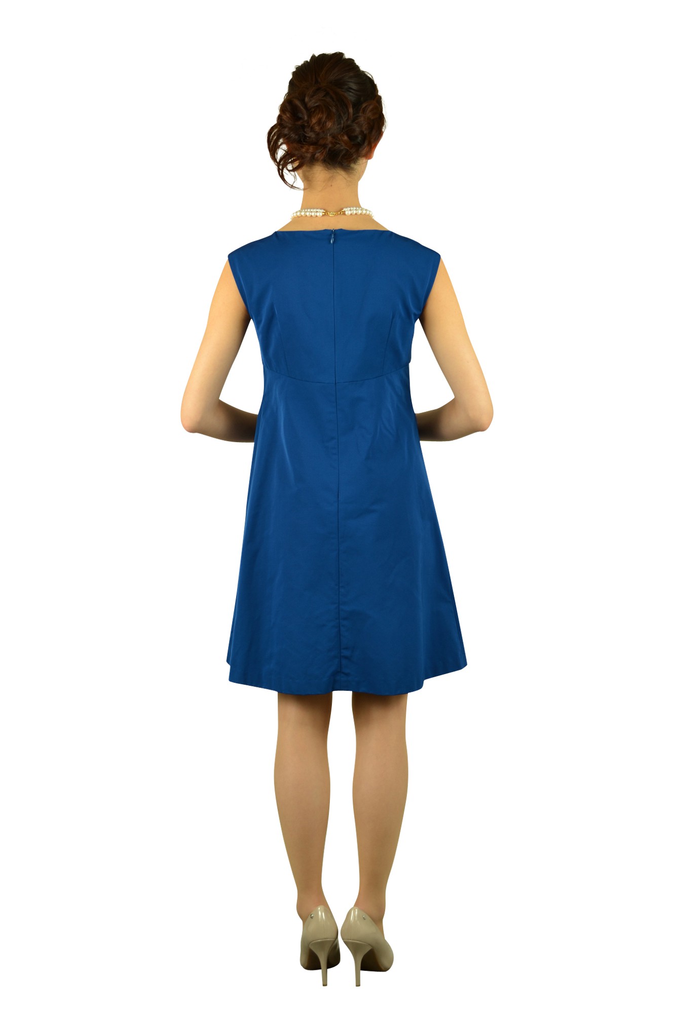 ビックリボンブルードレス