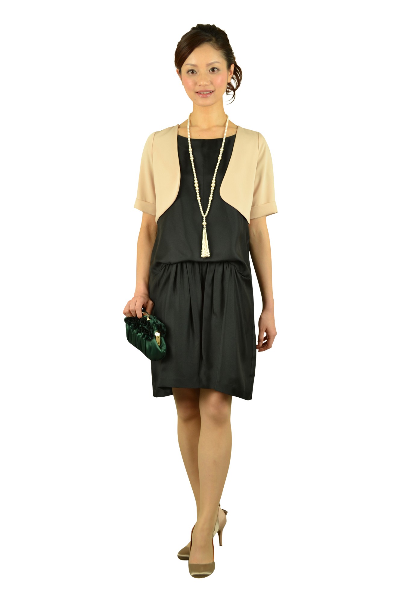 タッセルモチーフロングネックレス