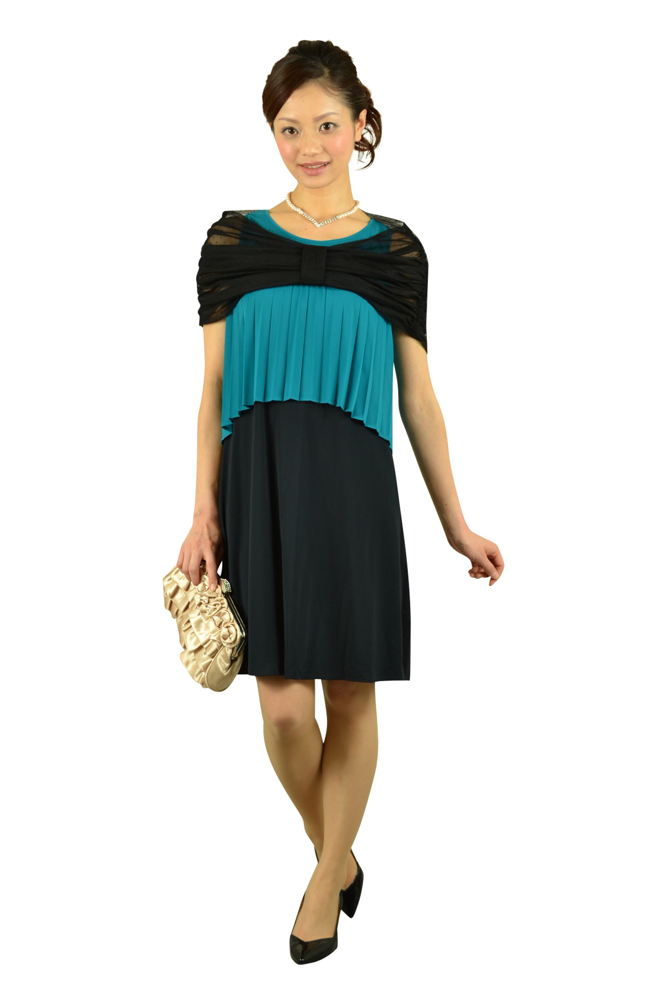 シフォンドットブラックスヌード