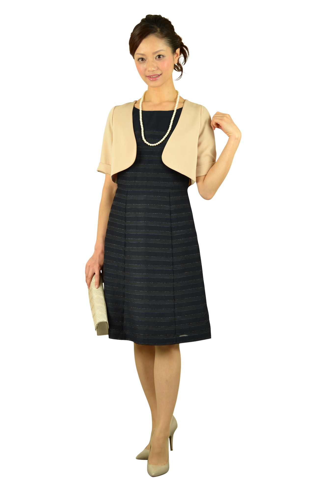 シンプルエレガントシャンパンバッグ