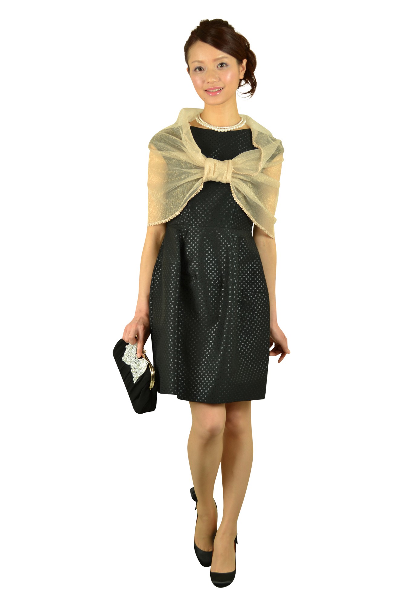 ゴールドラメスヌード