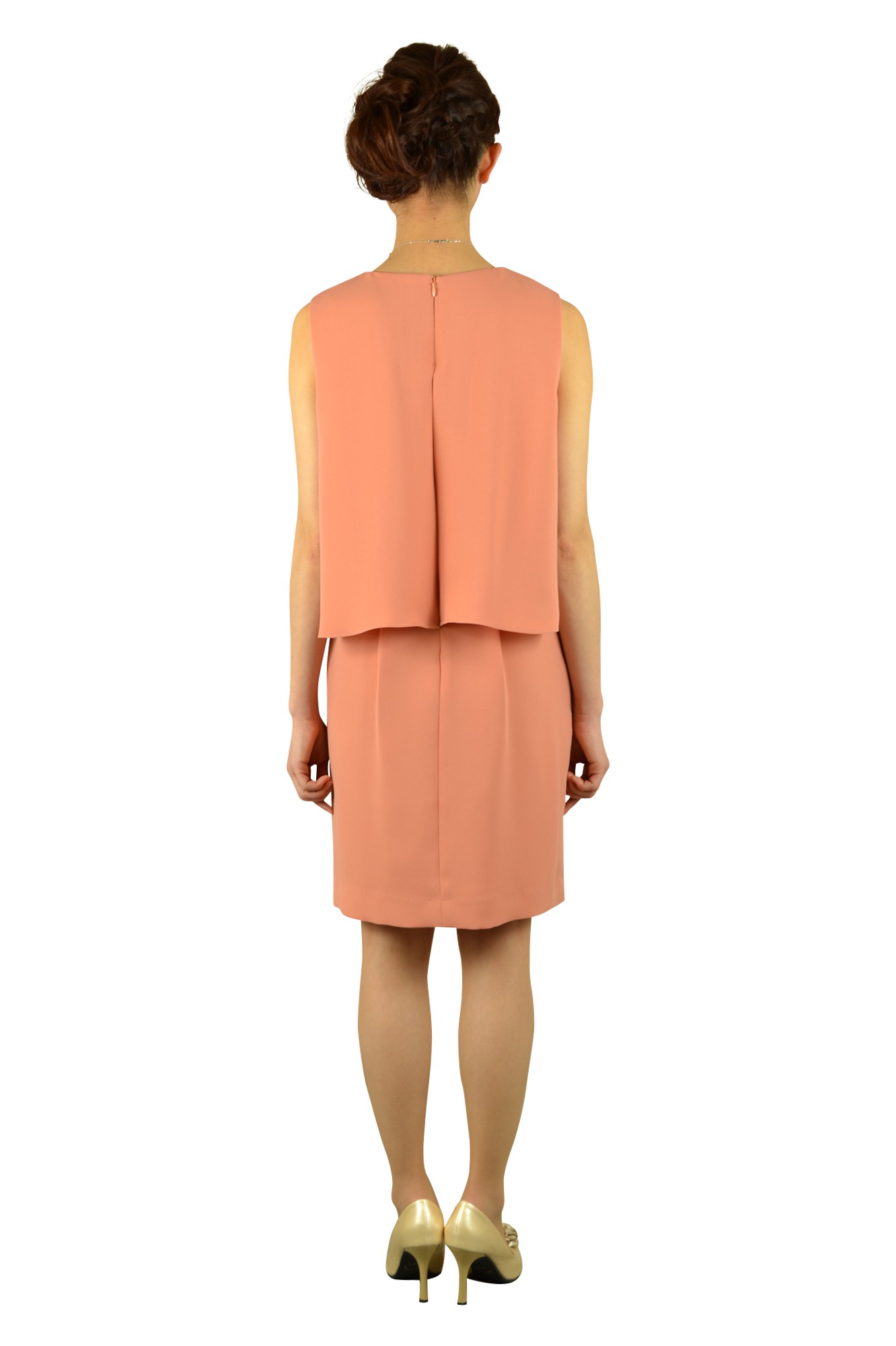 オレンジIラインビジュドレス