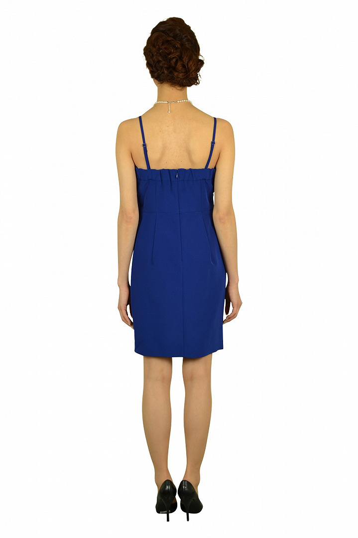 華やかブルーローズドレス