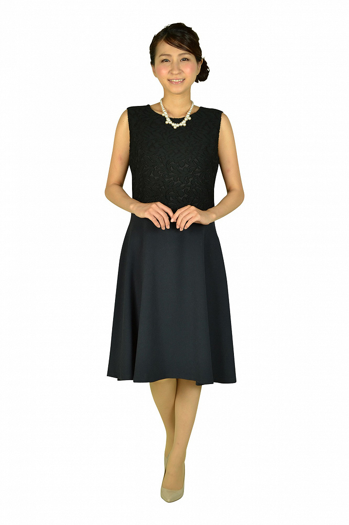 22 Octobre ブラックレース ネイビードレス M をレンタル 結婚式パーティーのドレスレンタルはおしゃれコンシャス 22 Octobre ブラックレース ネイビードレス M をレンタル 結婚式パーティーのドレスレンタルはおしゃれコンシャス