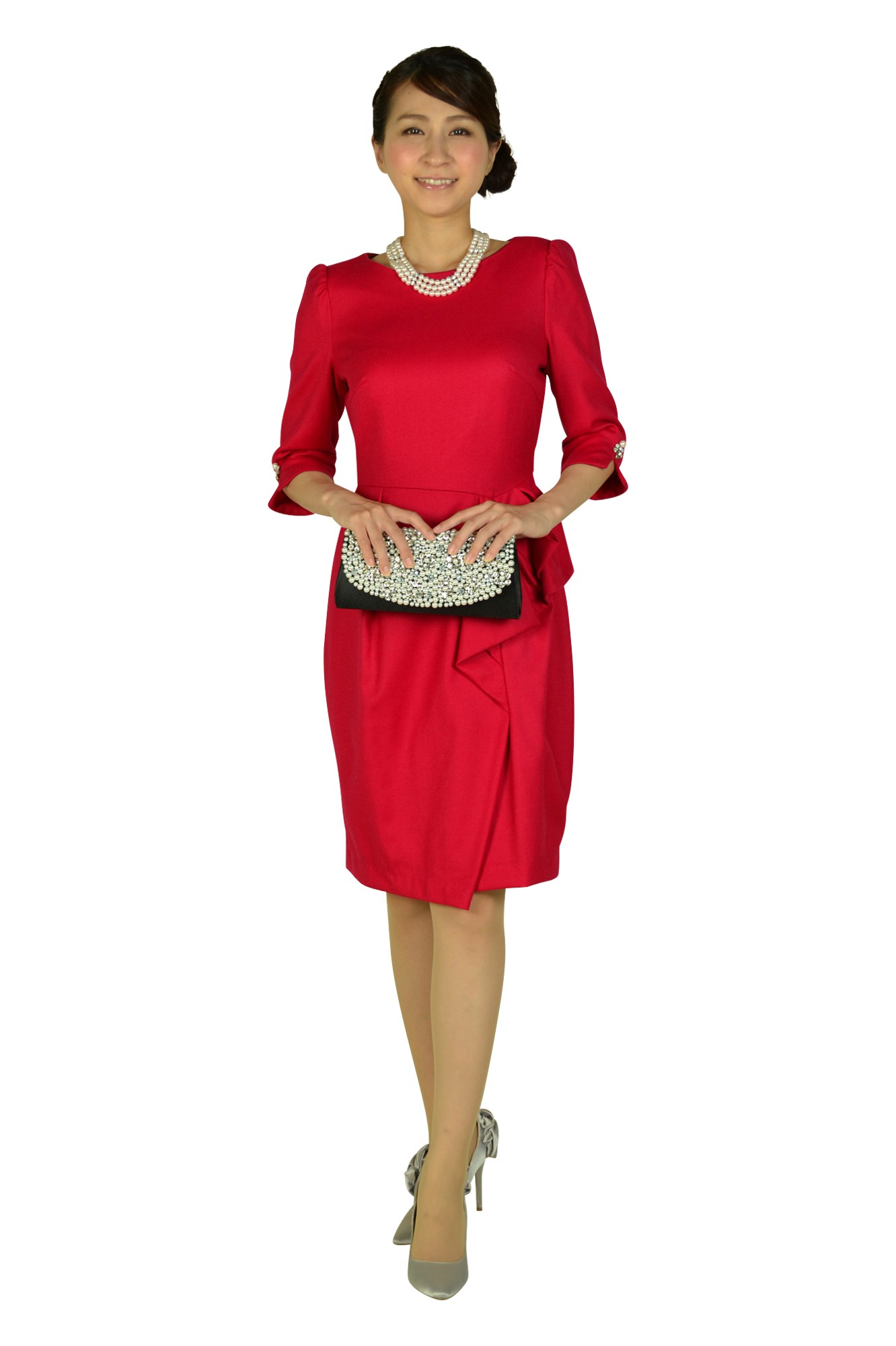 パールビジュブラックバッグ