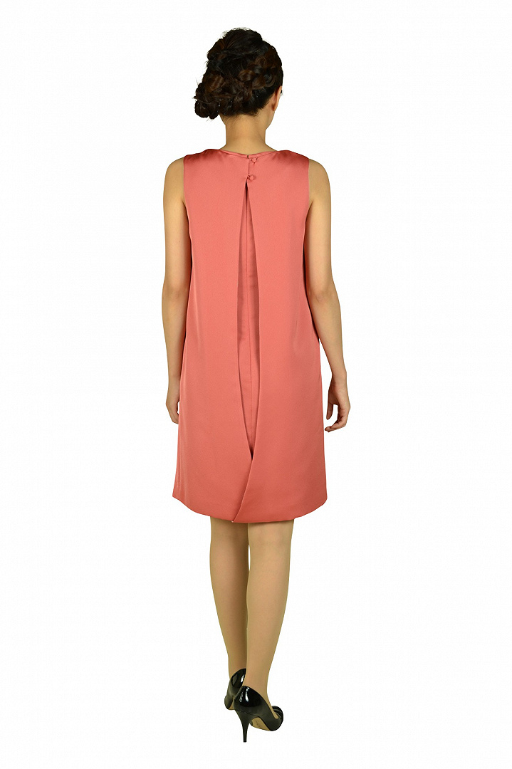 アプリコットオレンジビジュドレス