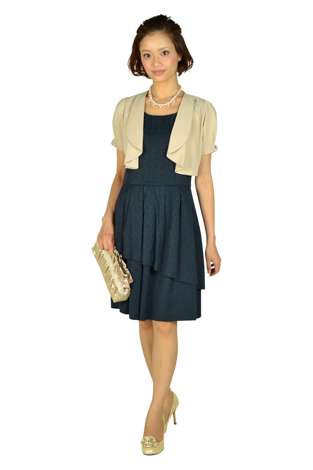 パールビジュシャンパンバッグ