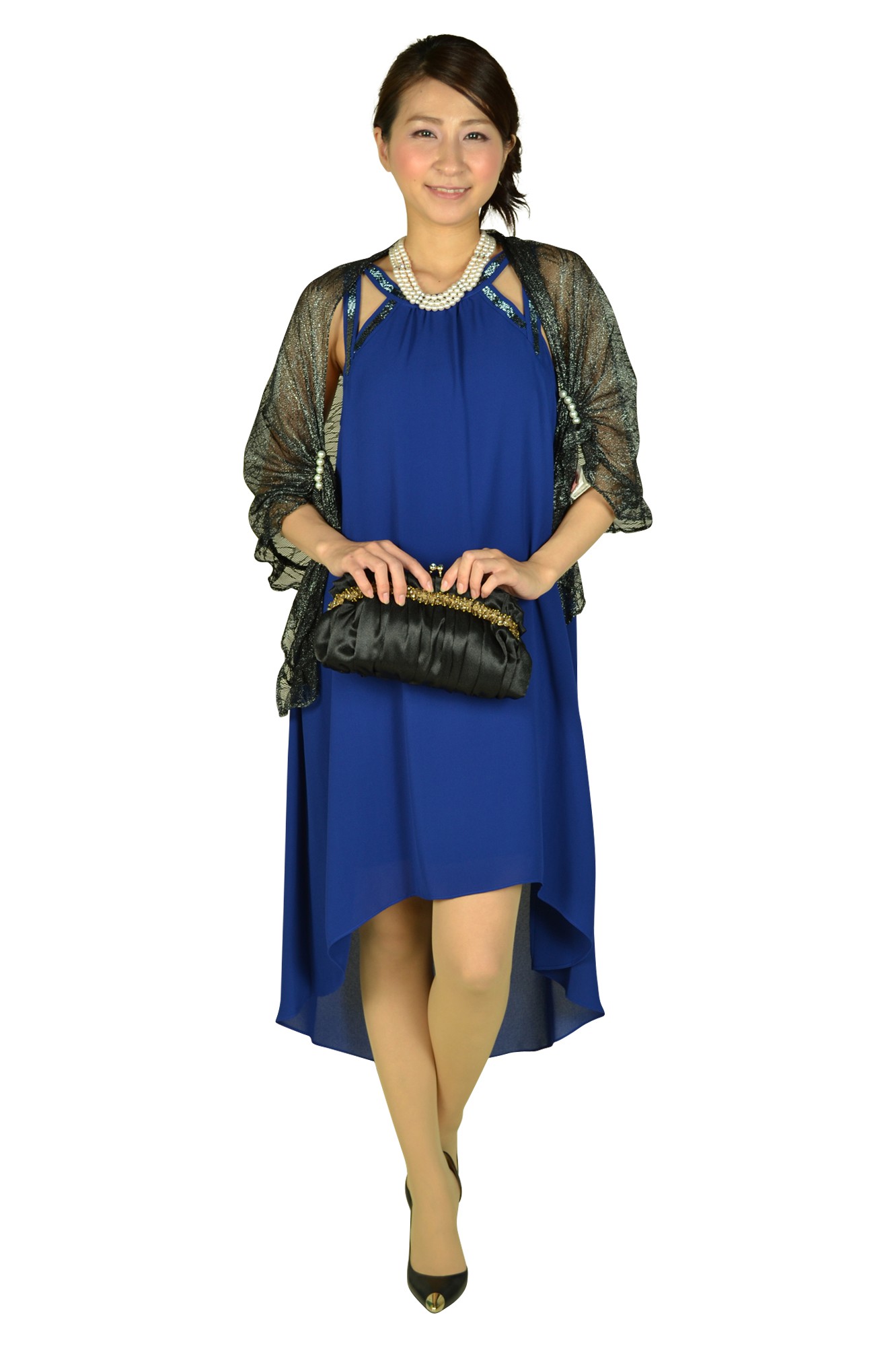 フィッシュテールブルードレス