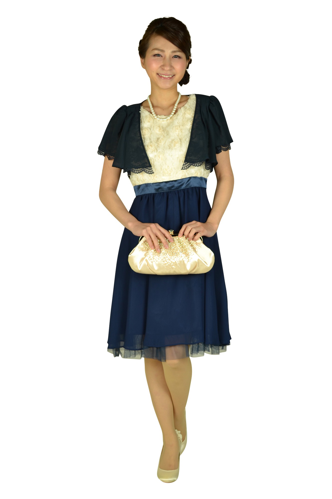 シンプルエレガントパールネックレス