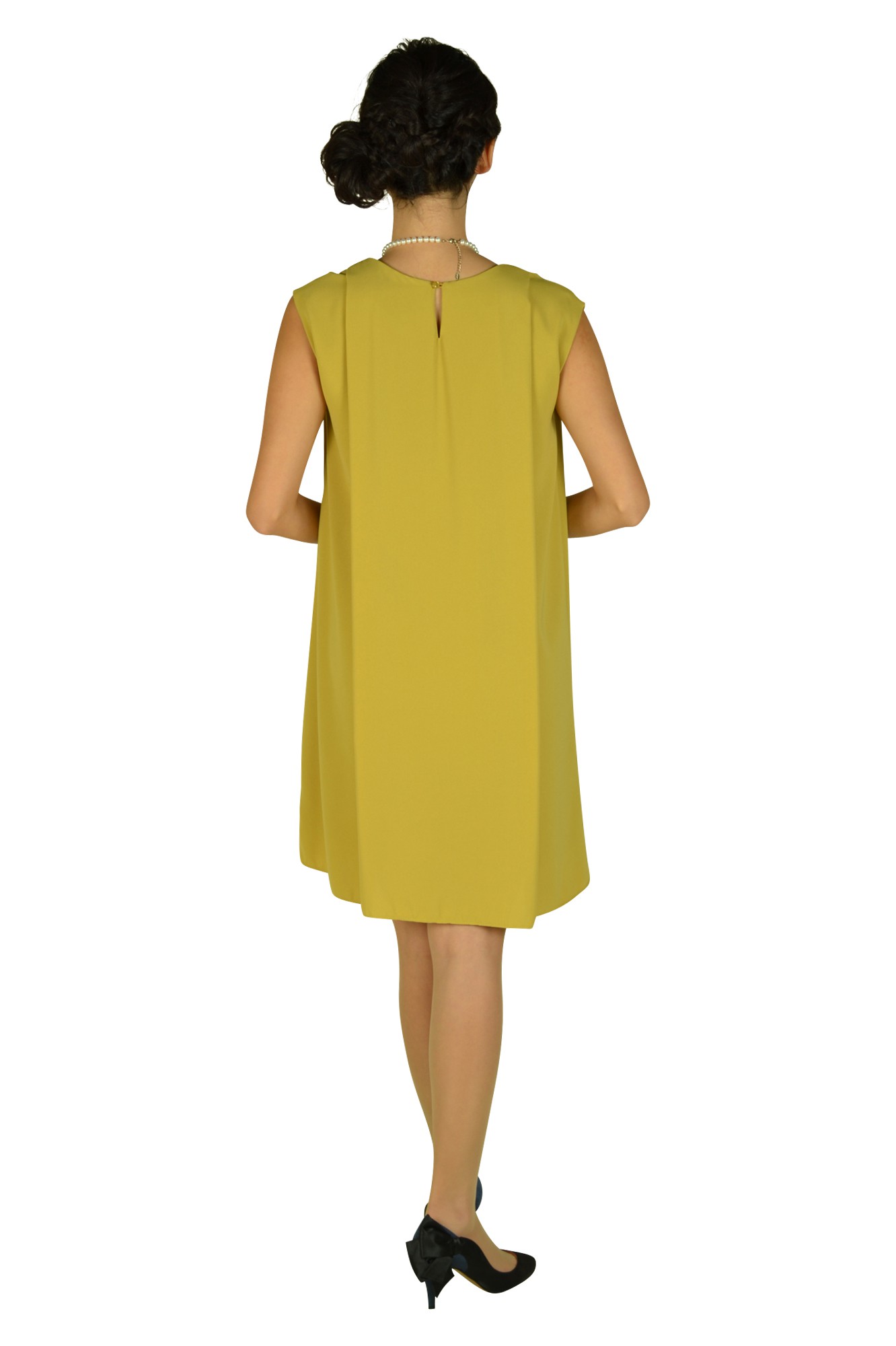 スモーキーイエロービジュドレス