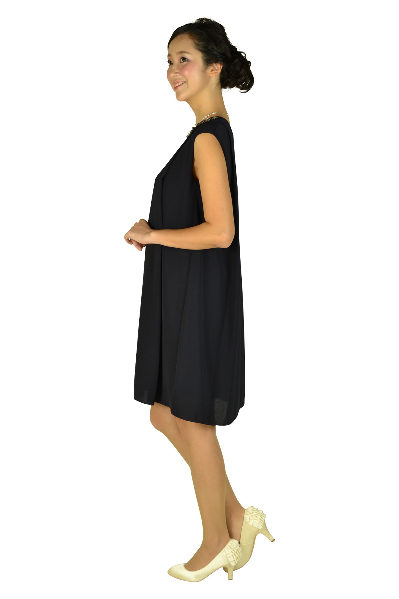 スモーキーネイビービジュドレス