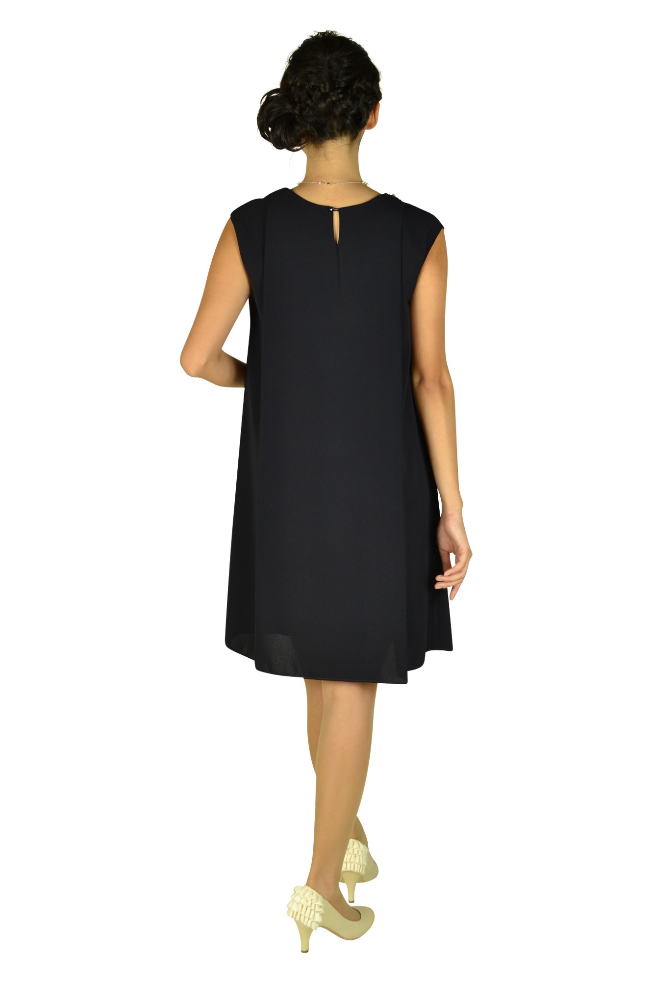 スモーキーネイビービジュドレス