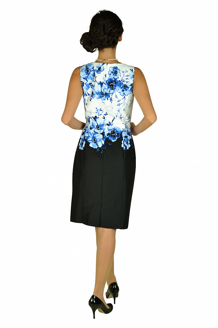 フラワーペイント×ブラックSKドレス