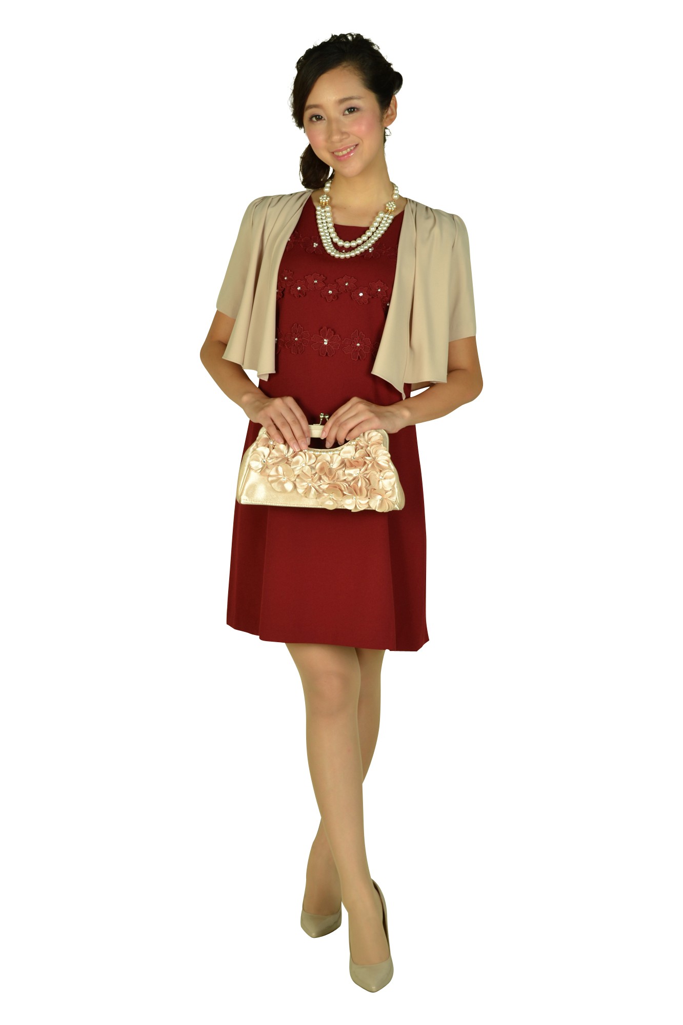 フラワーラインボルドードレス