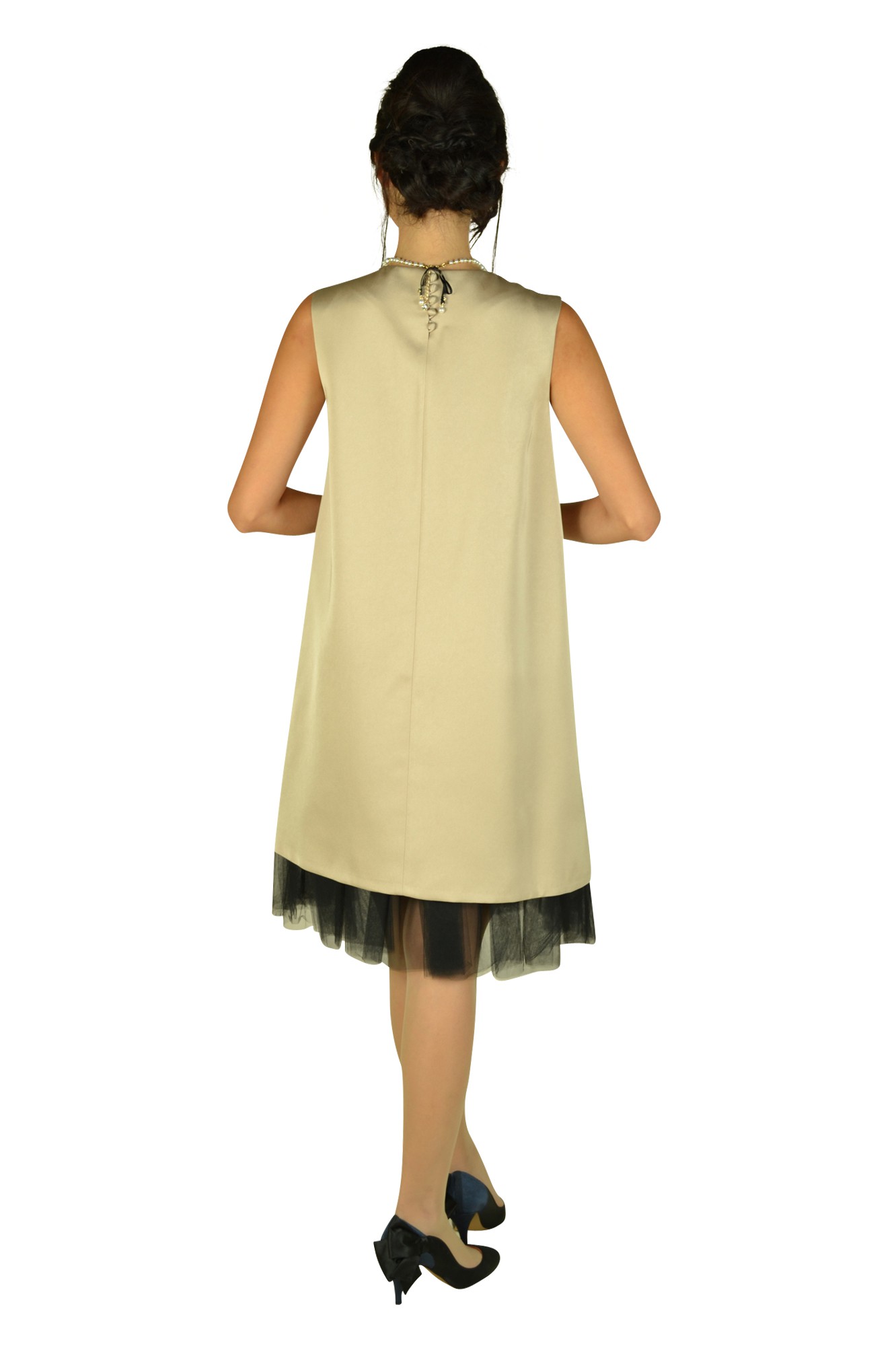 Aラインシャンパンドレス