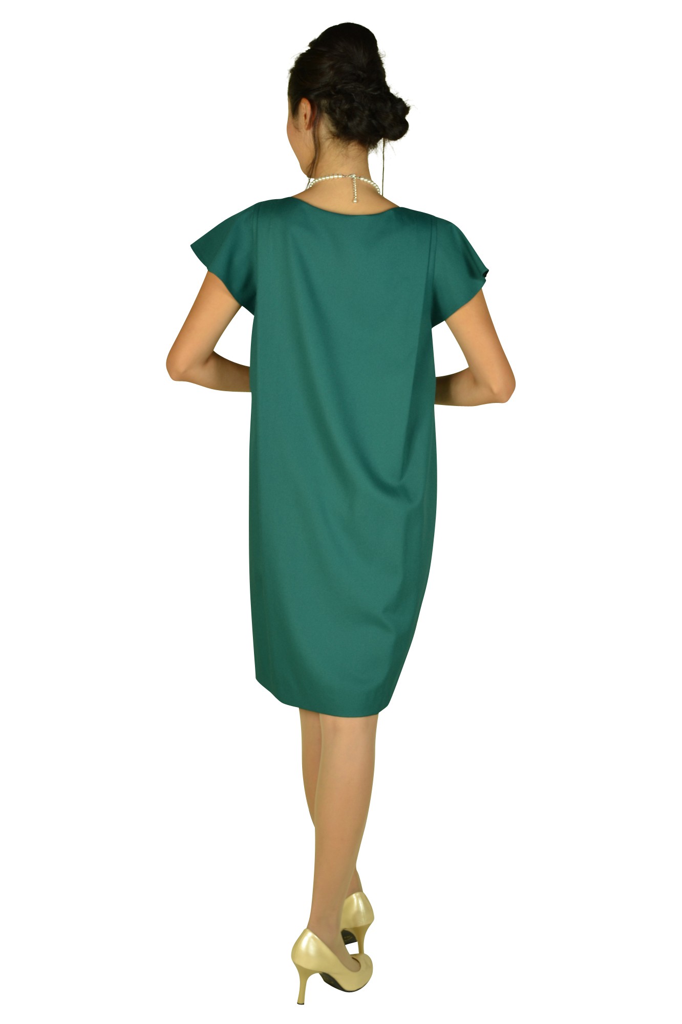 リーフビジュグリーンドレス