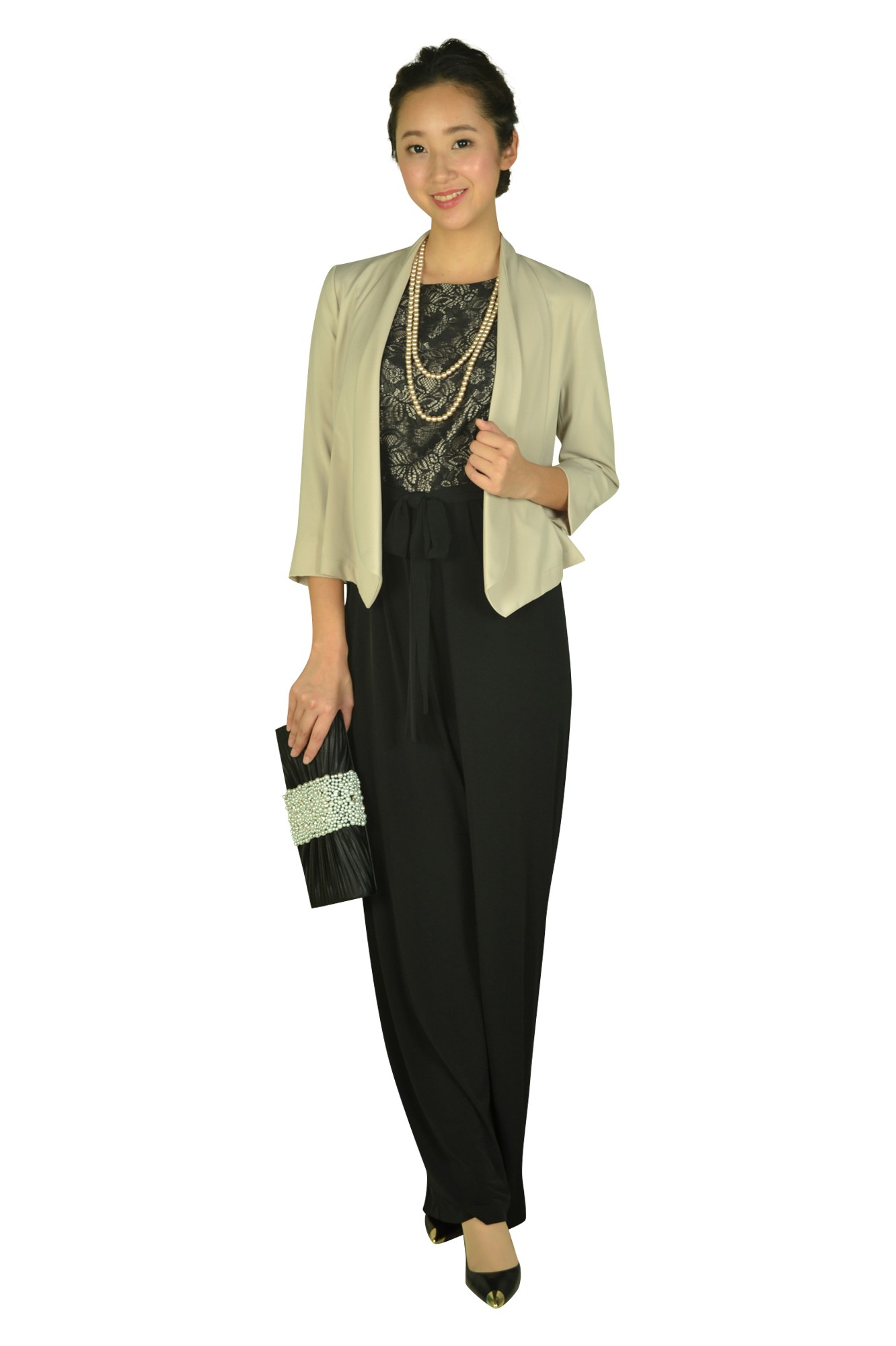 レーストップオールインワンドレス