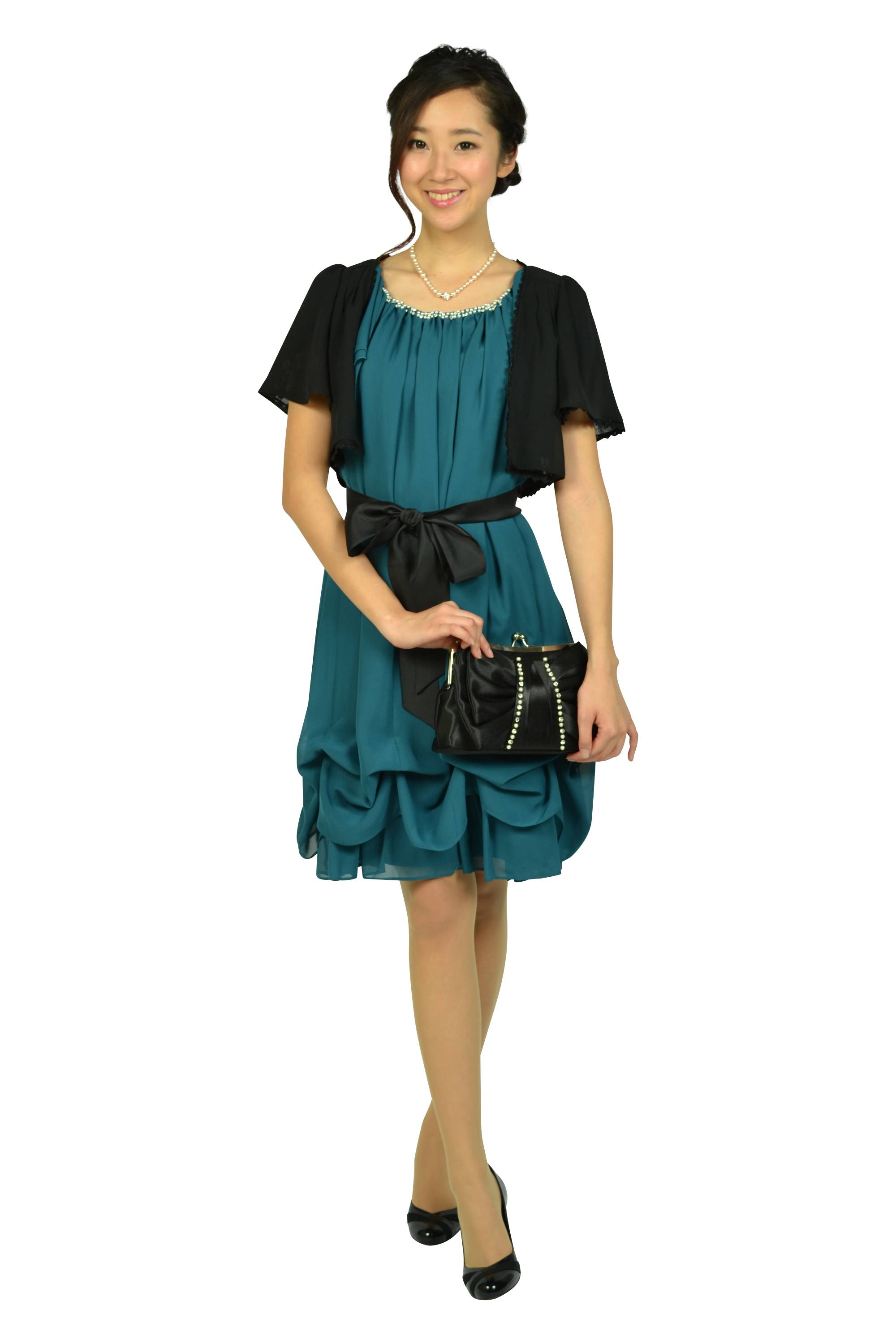 上品レースブラックボレロ