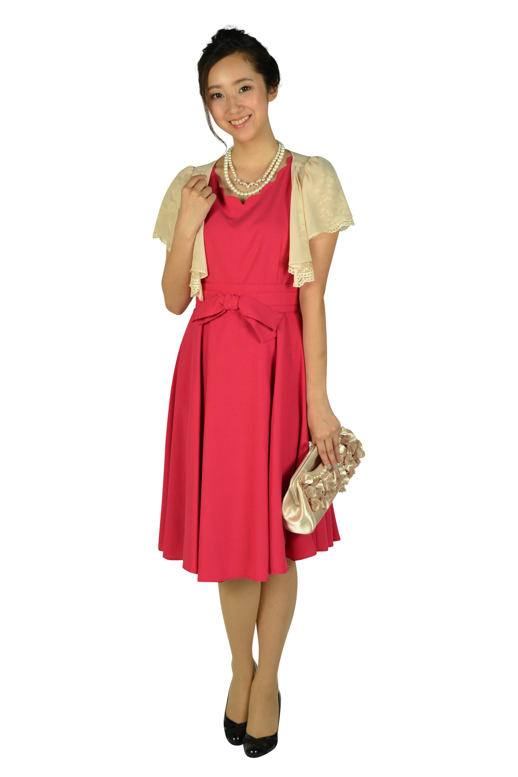 3Dフラワーパールシャンパンバッグ