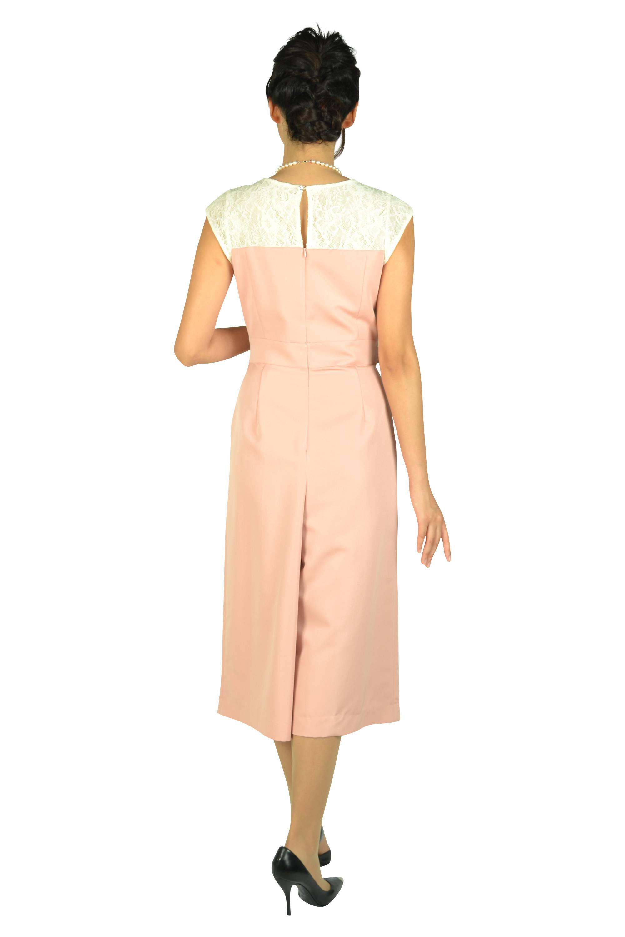 ビスチェトップオールインワンパンツドレス