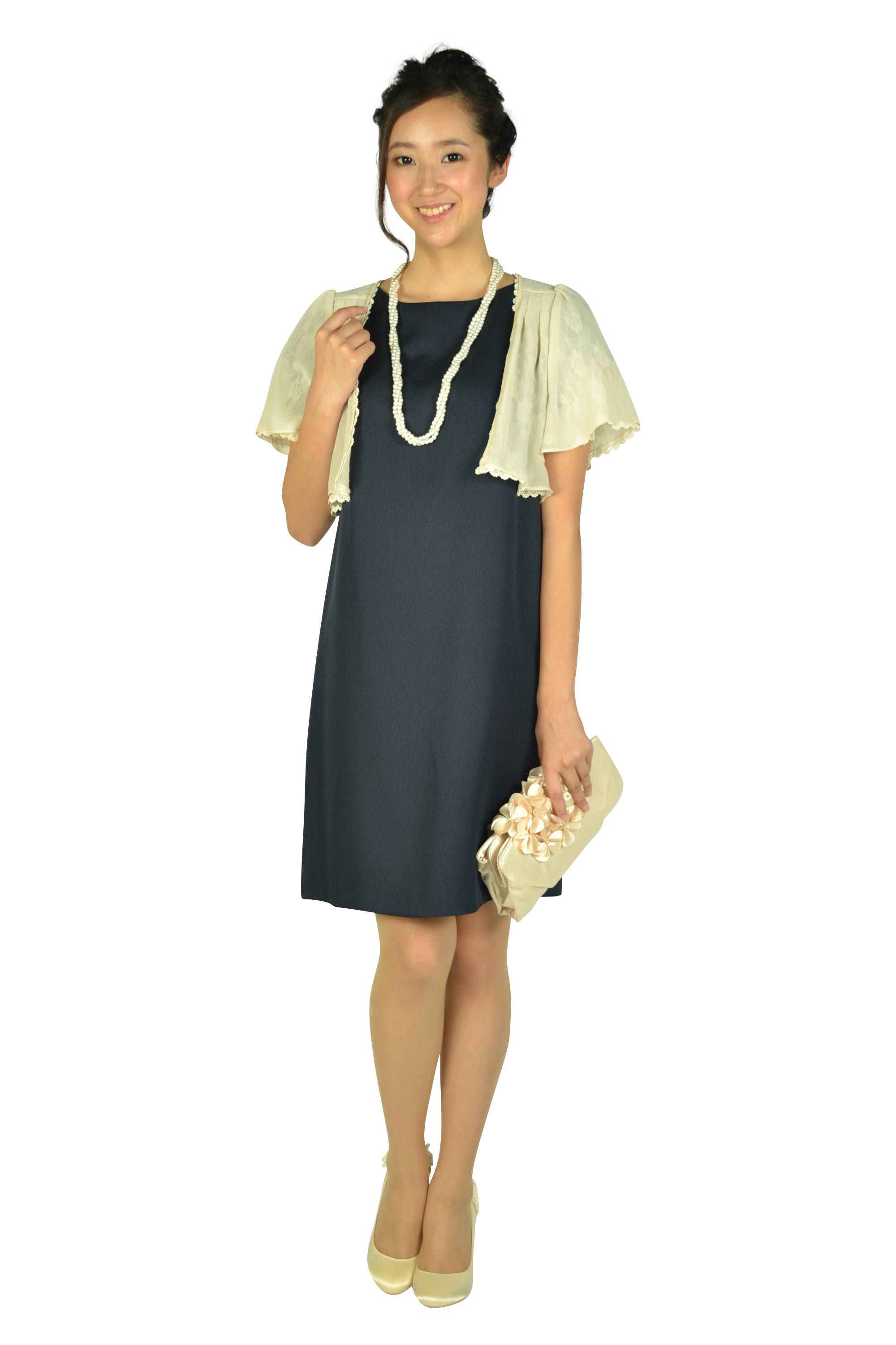 上品レースアイボリーボレロ