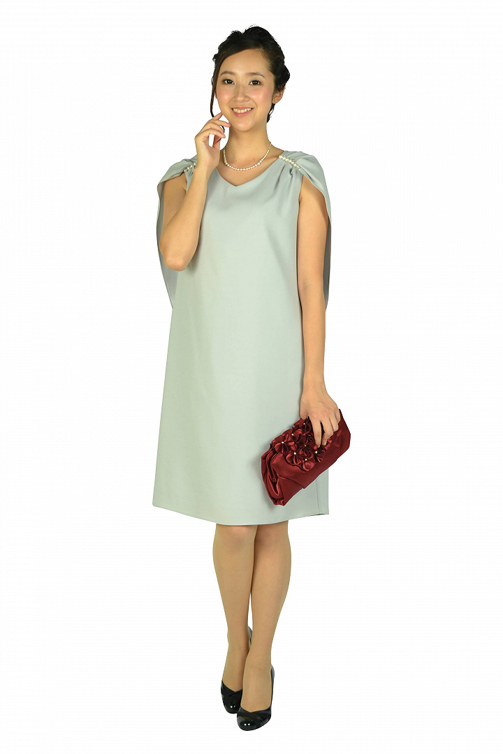 肩パールケープグレードレス