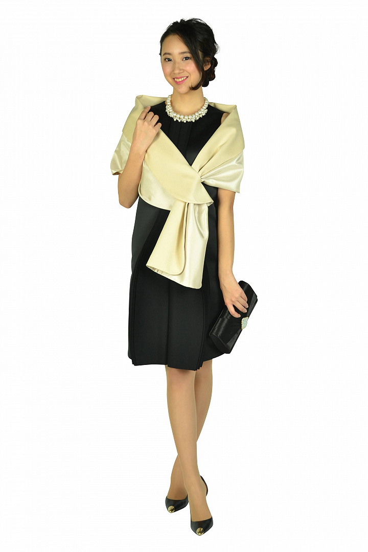 ハイデザインブラックドレス