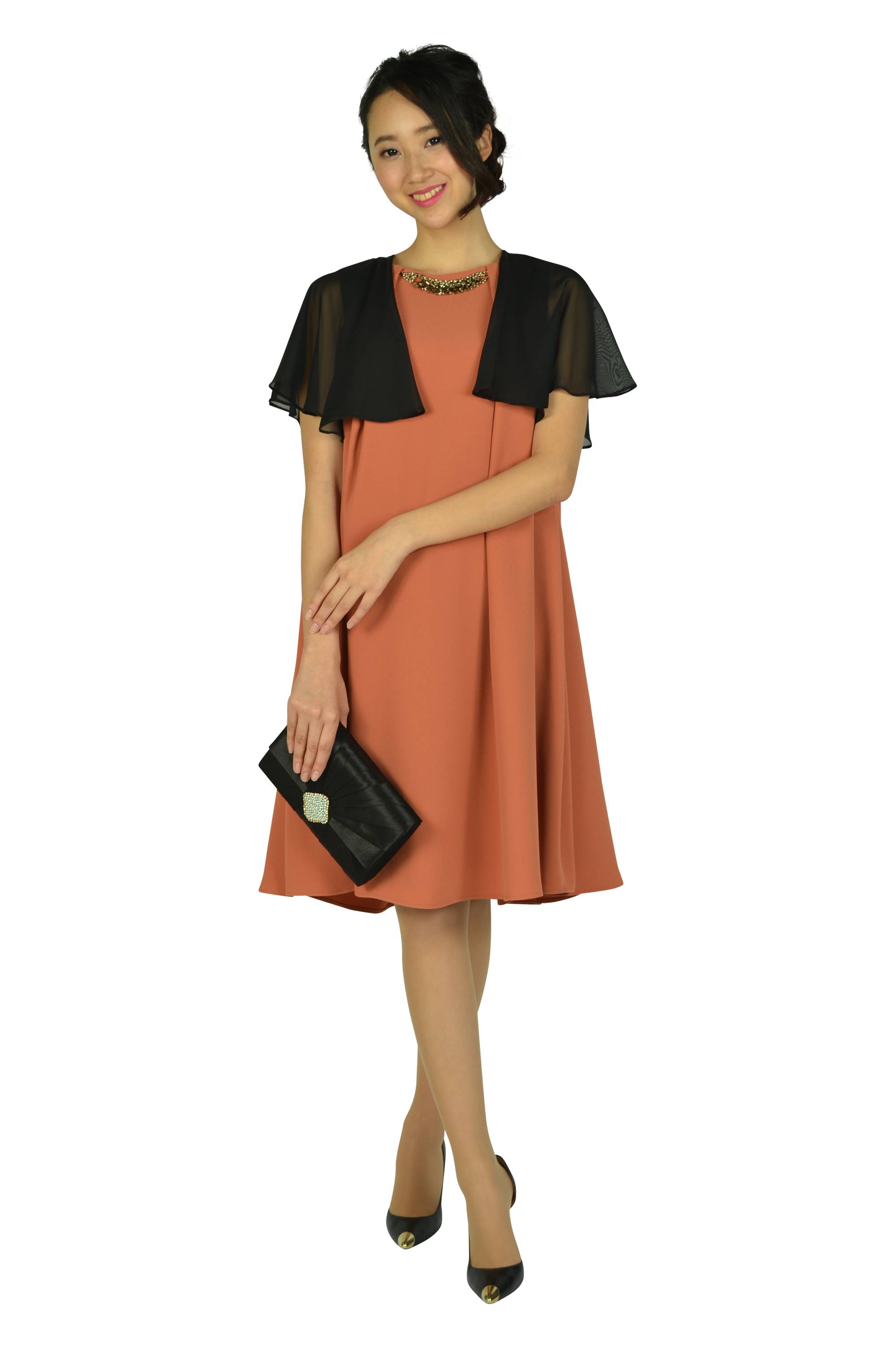 フレアシフォンブラックボレロ