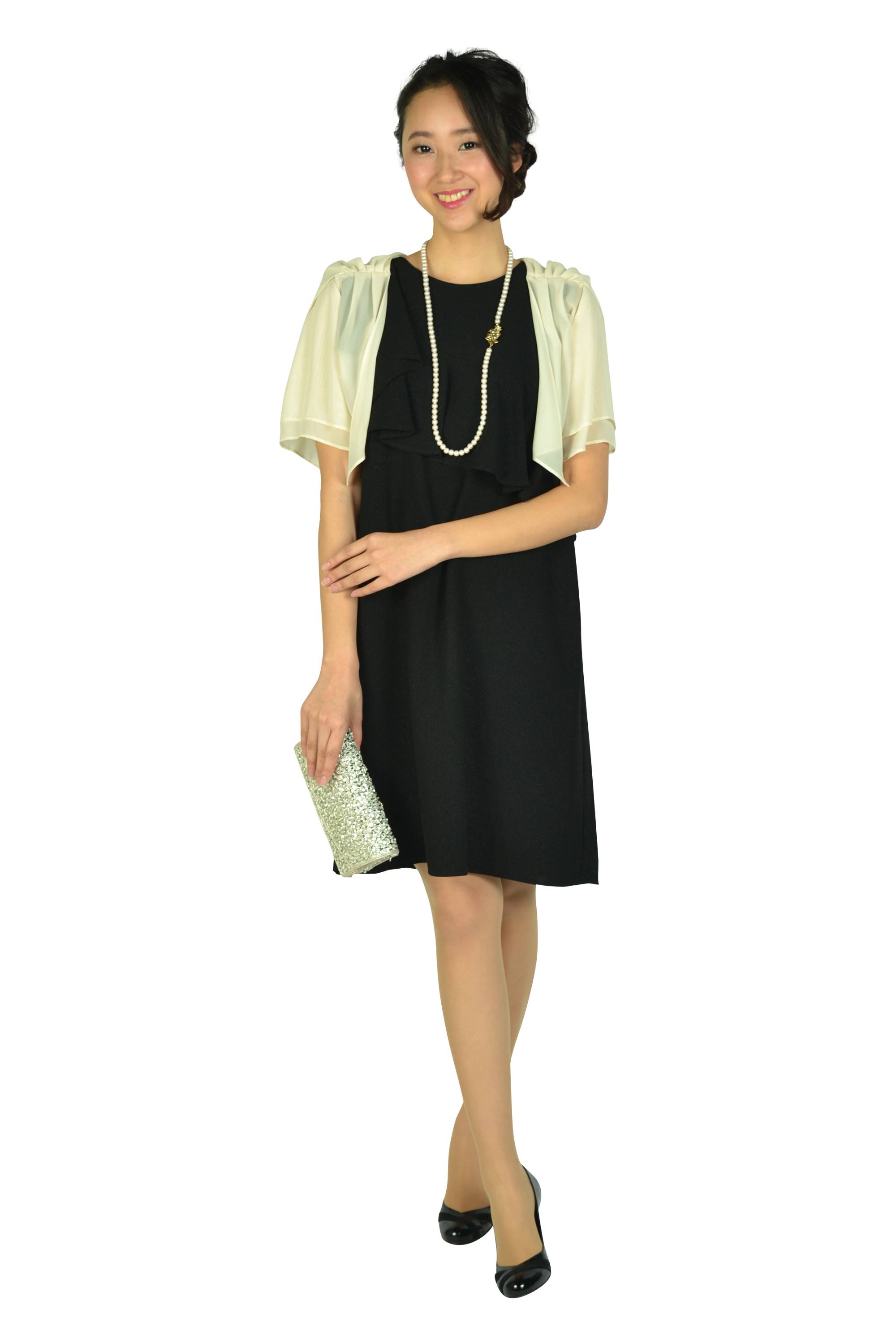 上品くすみピンクロングパールネックレス