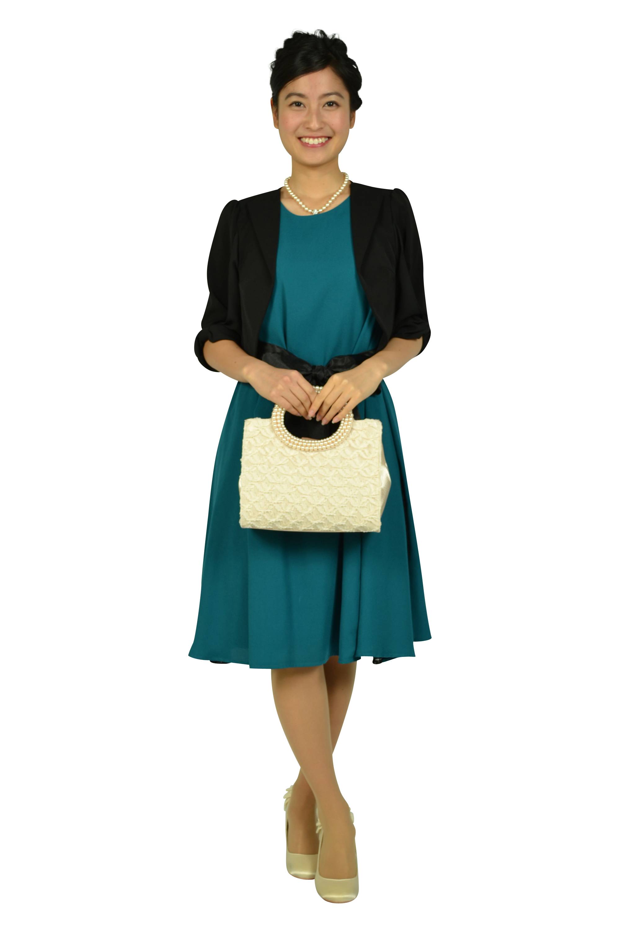 ピンクベージュパールネックレス