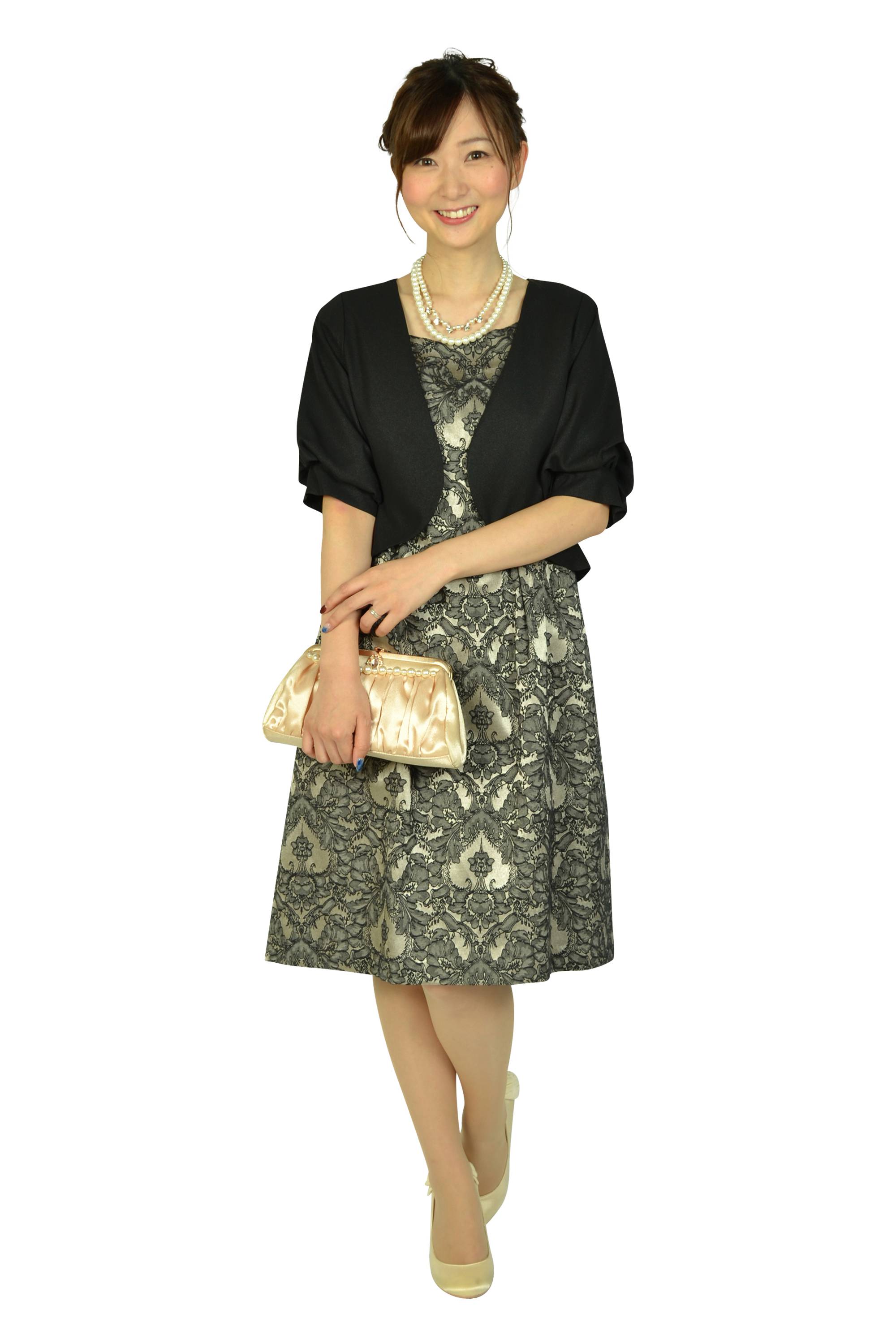 ポイントクリスタル2連パールネックレス