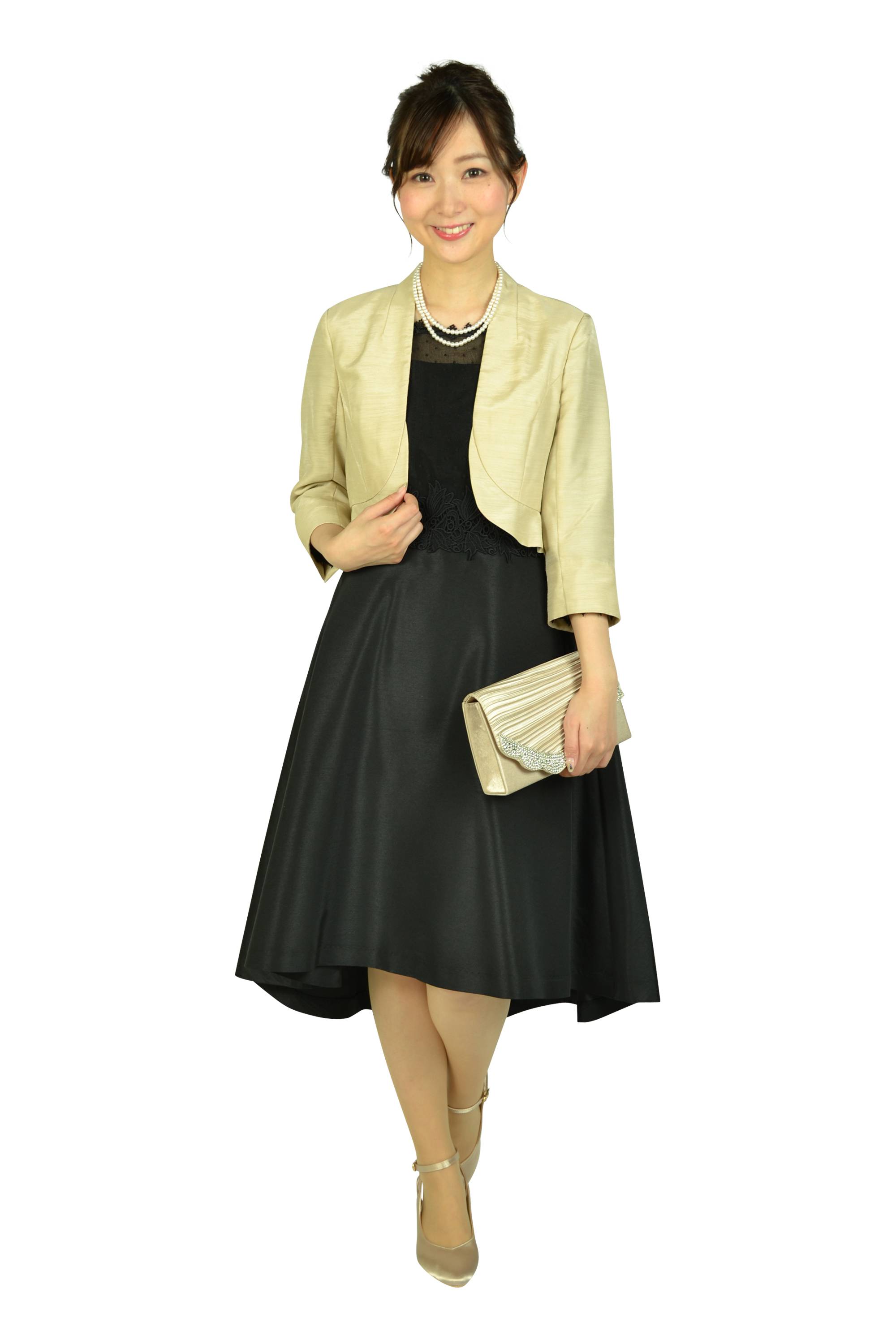 エレガントシャンタンシャンパンジャケット