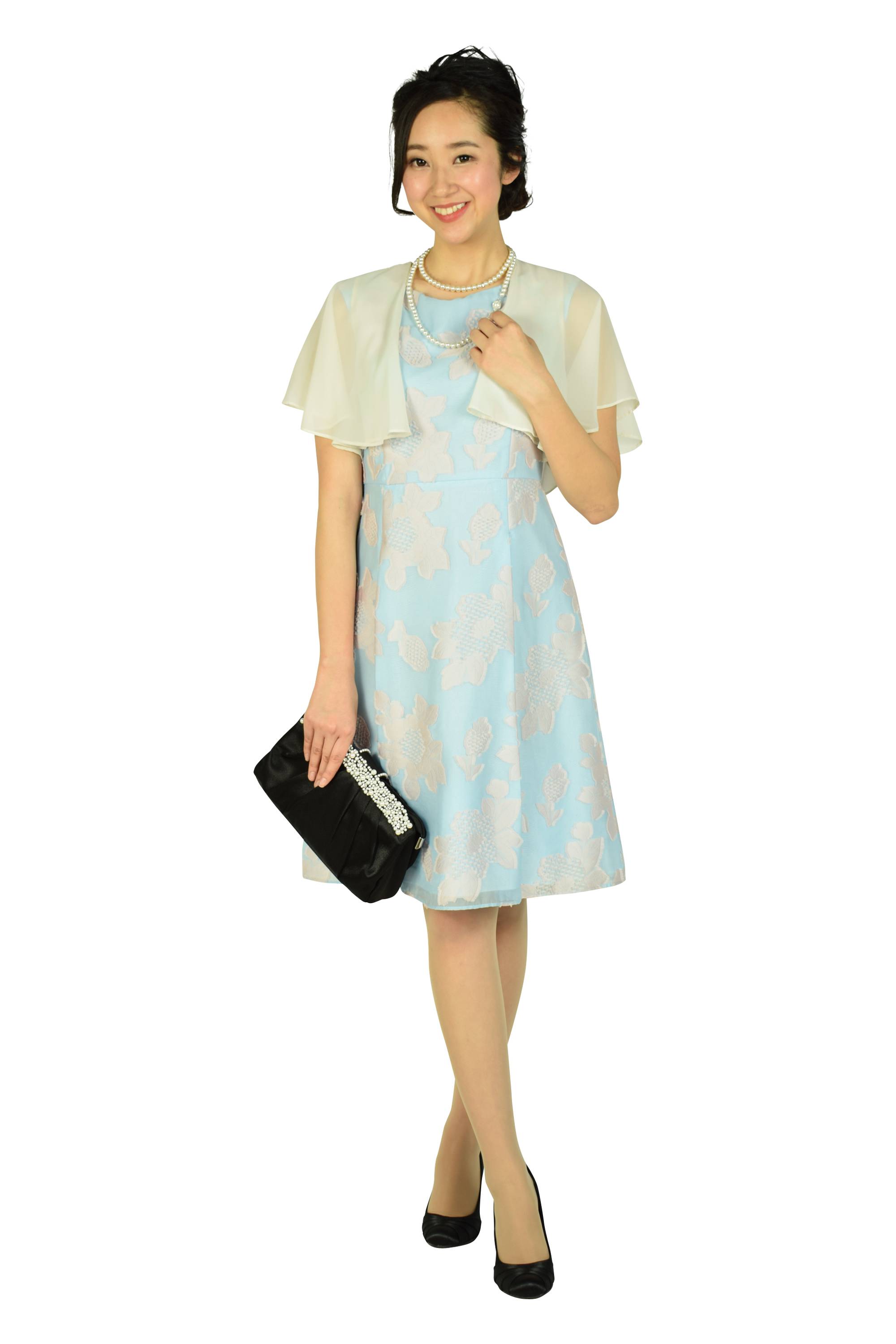 フラワーサックスドレス