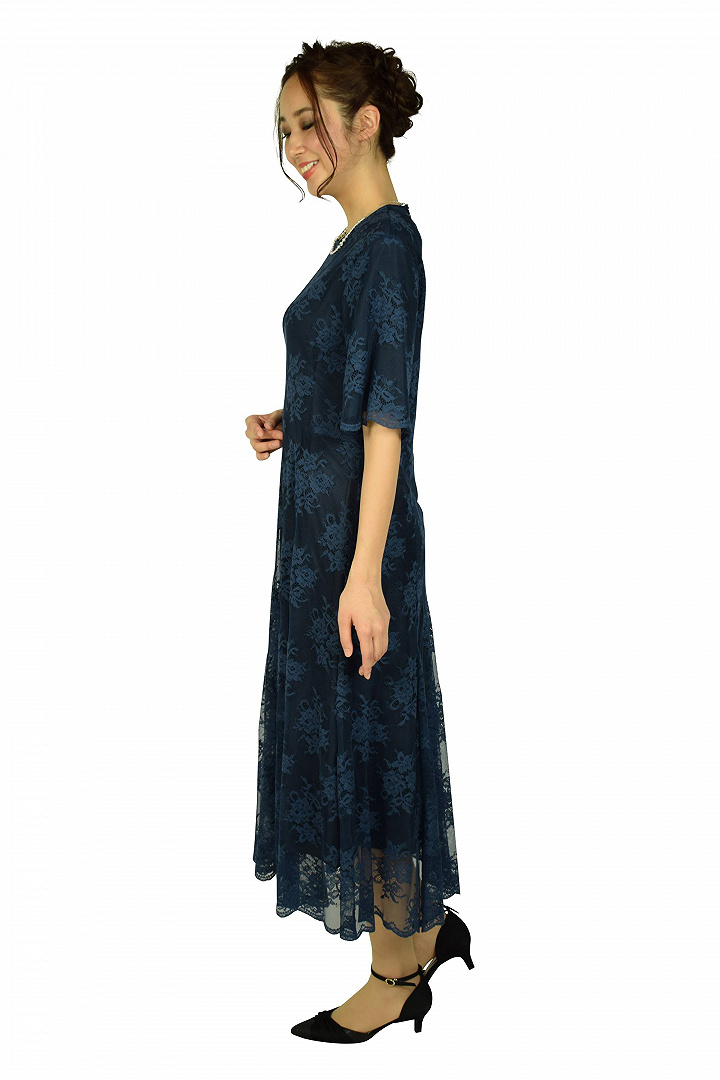 Beauty Youth United Arrows フラワーチュールレースネイビードレス S をレンタル 結婚式パーティーのドレスレンタル はおしゃれコンシャス Beauty Youth United Arrows フラワーチュールレースネイビードレス S をレンタル 結婚式パーティーのドレスレンタル はおしゃれコンシャス