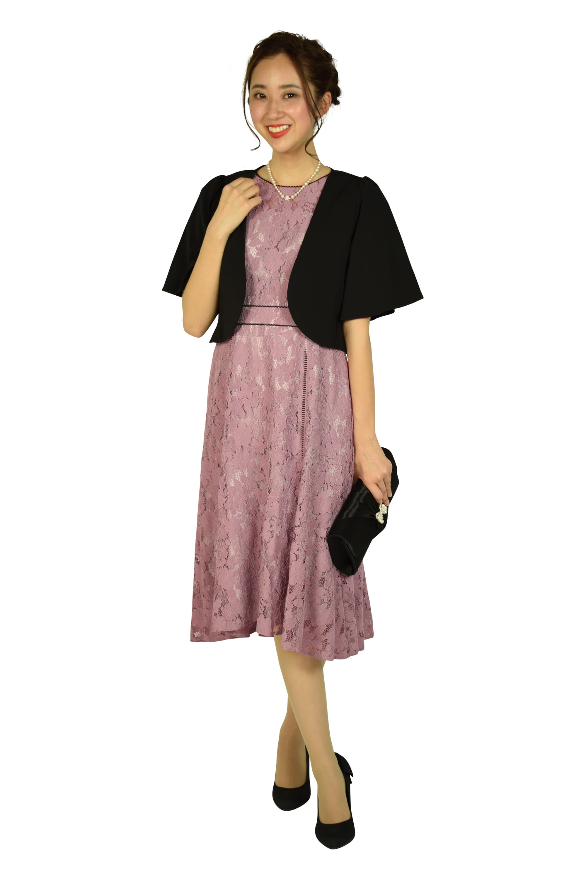 華奢ボールパールゴールドネックレス