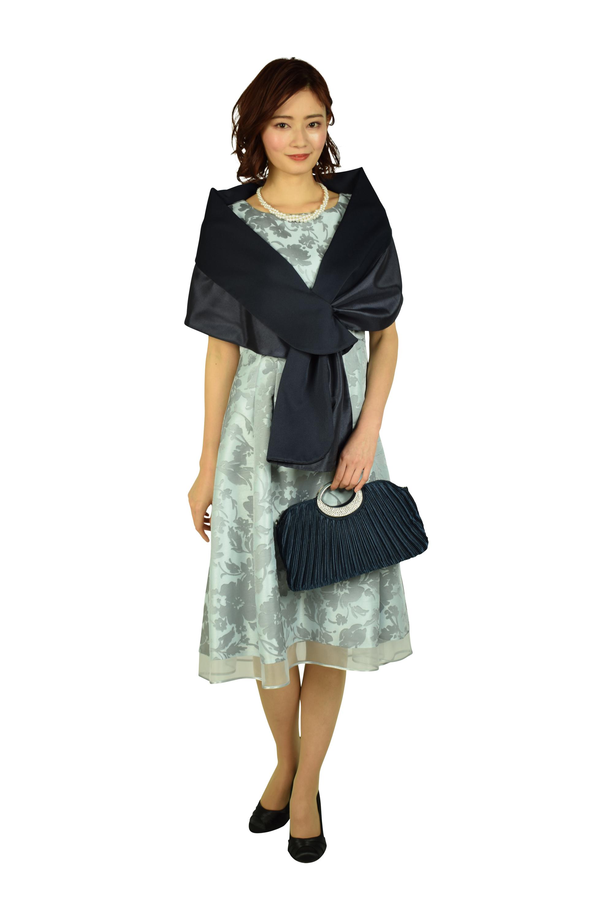 持ち手付きネイビーバッグ